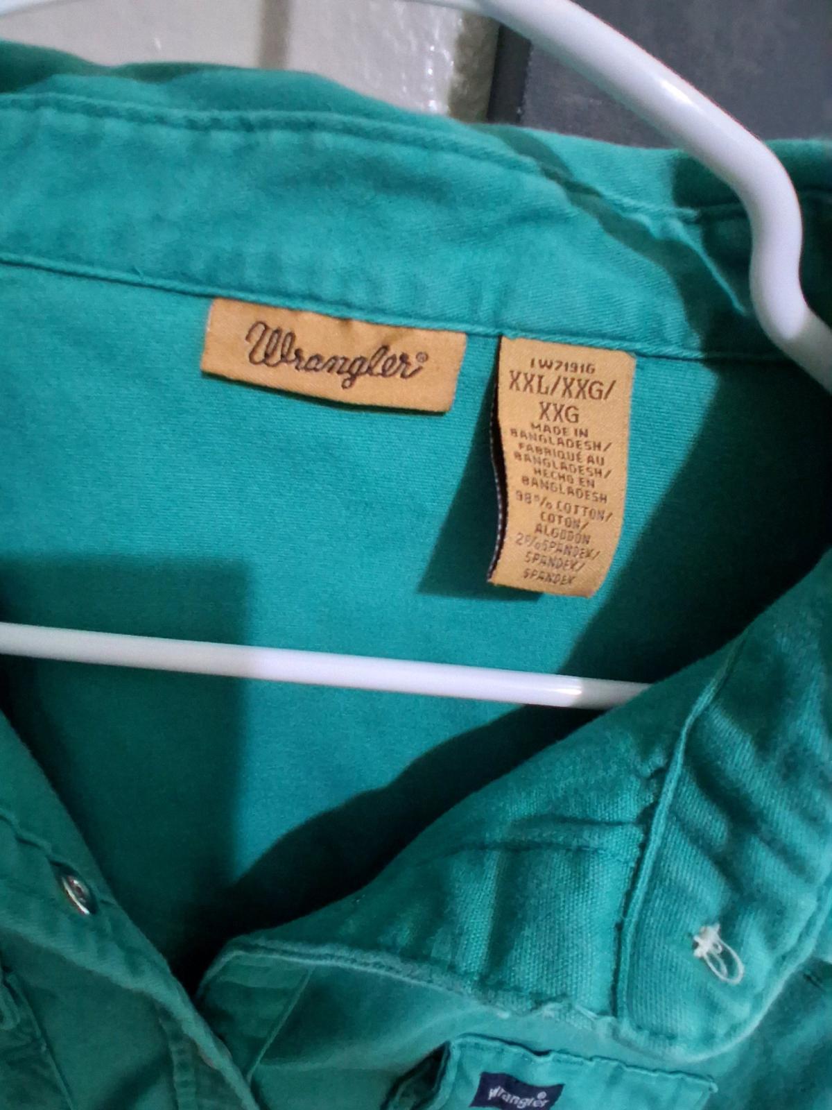 wrangler button up