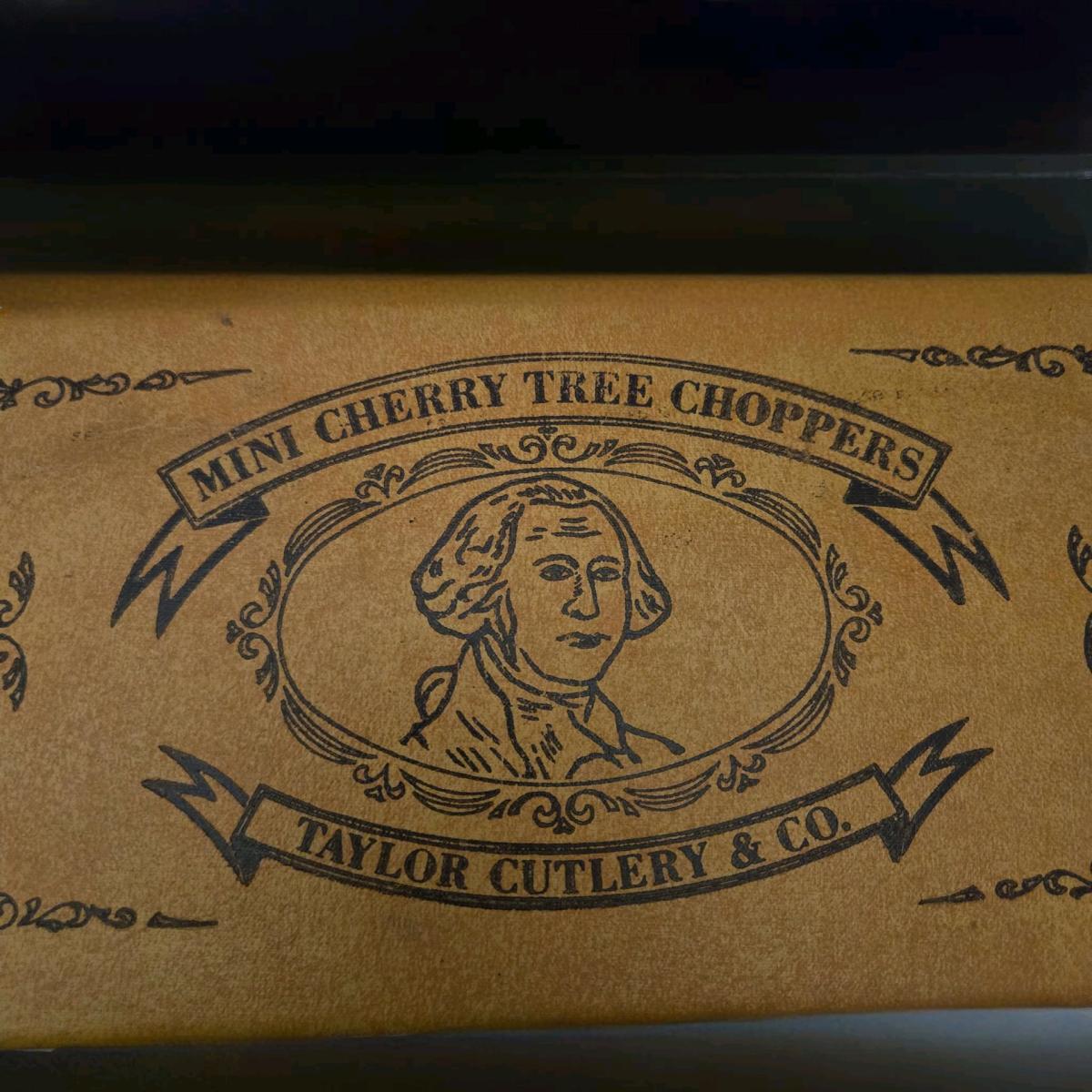 George washington Mini Cherry tree choppers knife set