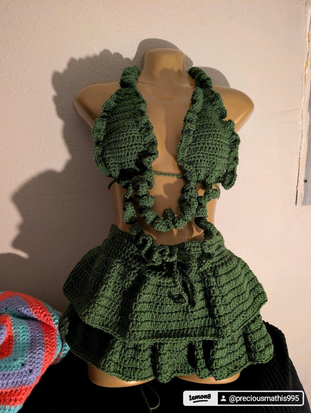 crochet summer 2 piece