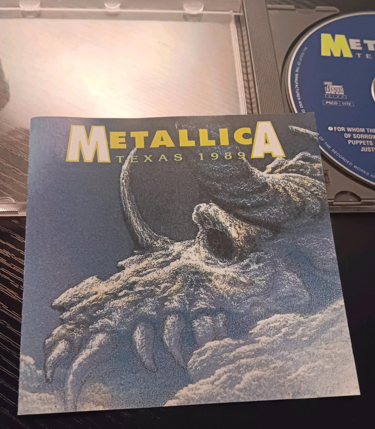 Rare Metallica CD Texas 1989