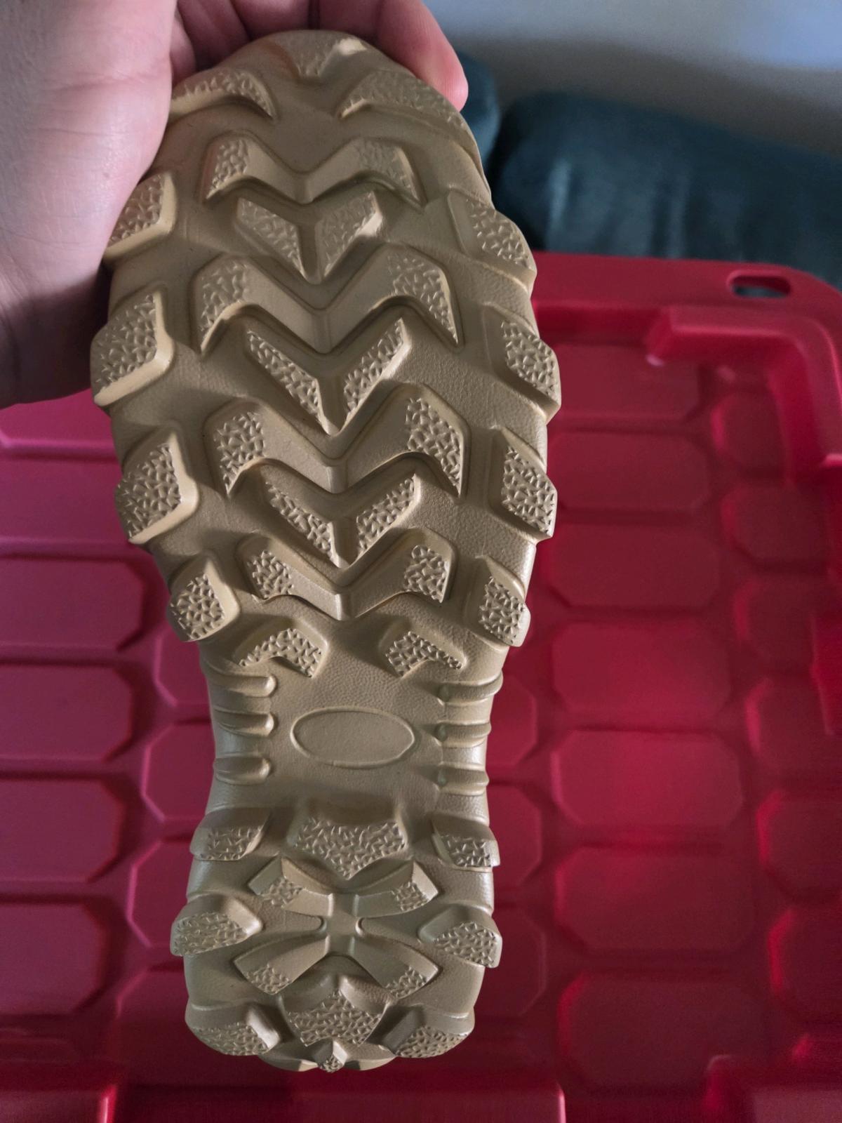 Combat work boots size 12