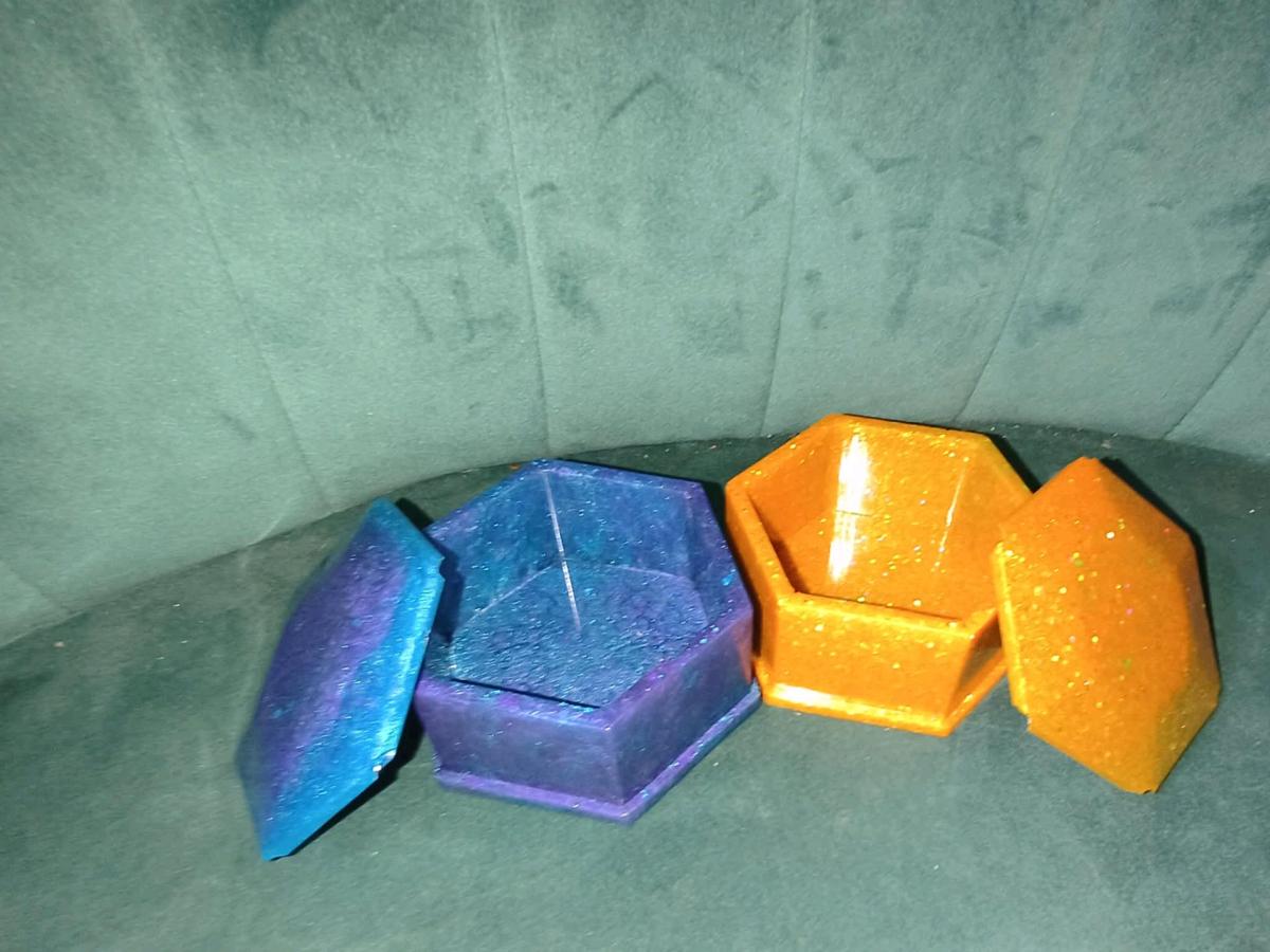 Custom Resin art jewelry box