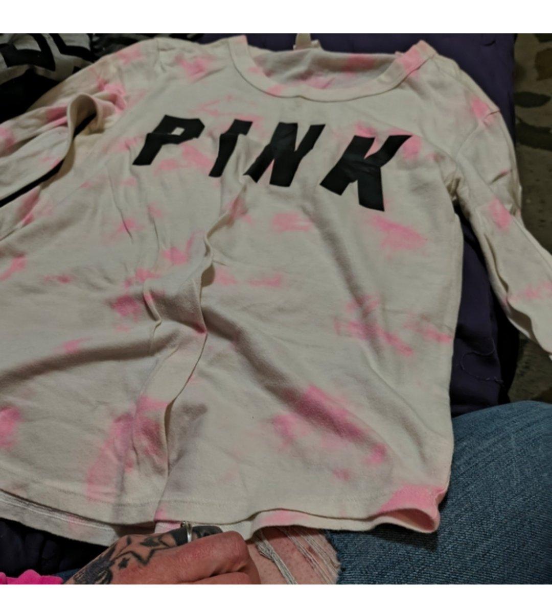 long sleeve Victoria secret pink shirt