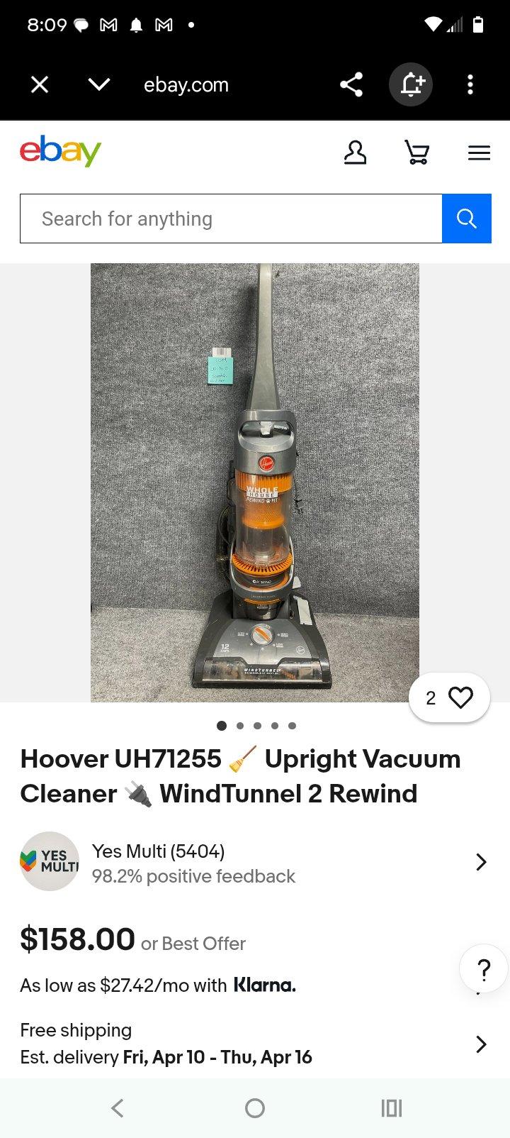 Hoover vacuum