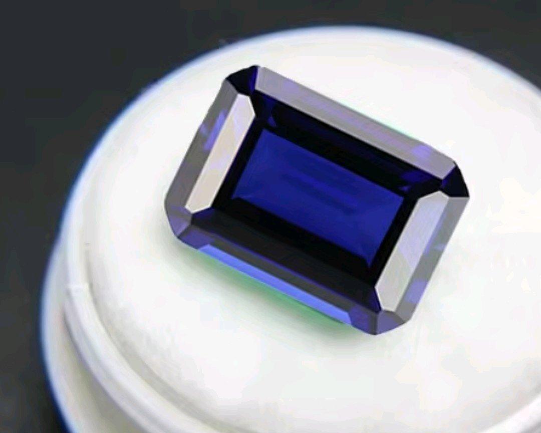 RARE NATURAL ONE 1 STONE  SAPPHIRE AMIRALD GEMSTONE DIY GEM