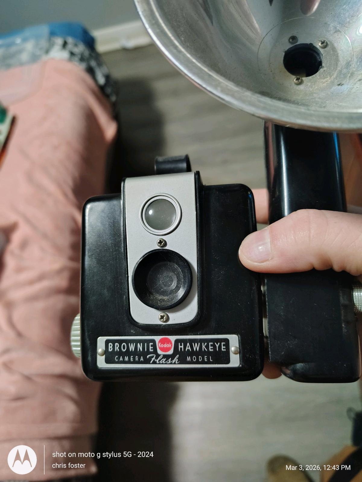 1950 kodak hawkeye camera box included all there