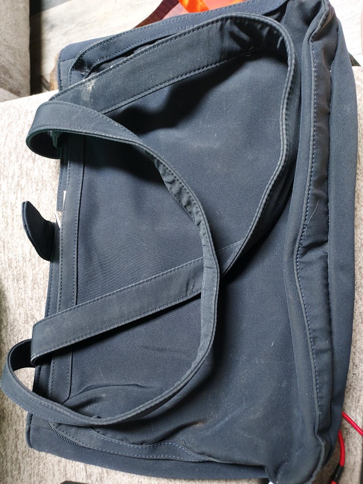 Calvin Klein Black Mens Messenger Bag Zip Closure Shoulder S