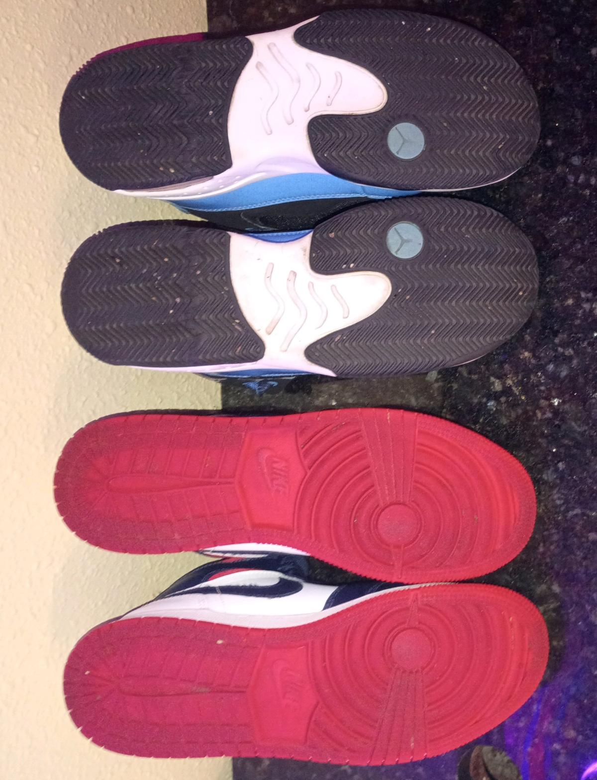 size 6 5Y and 7Y jordans