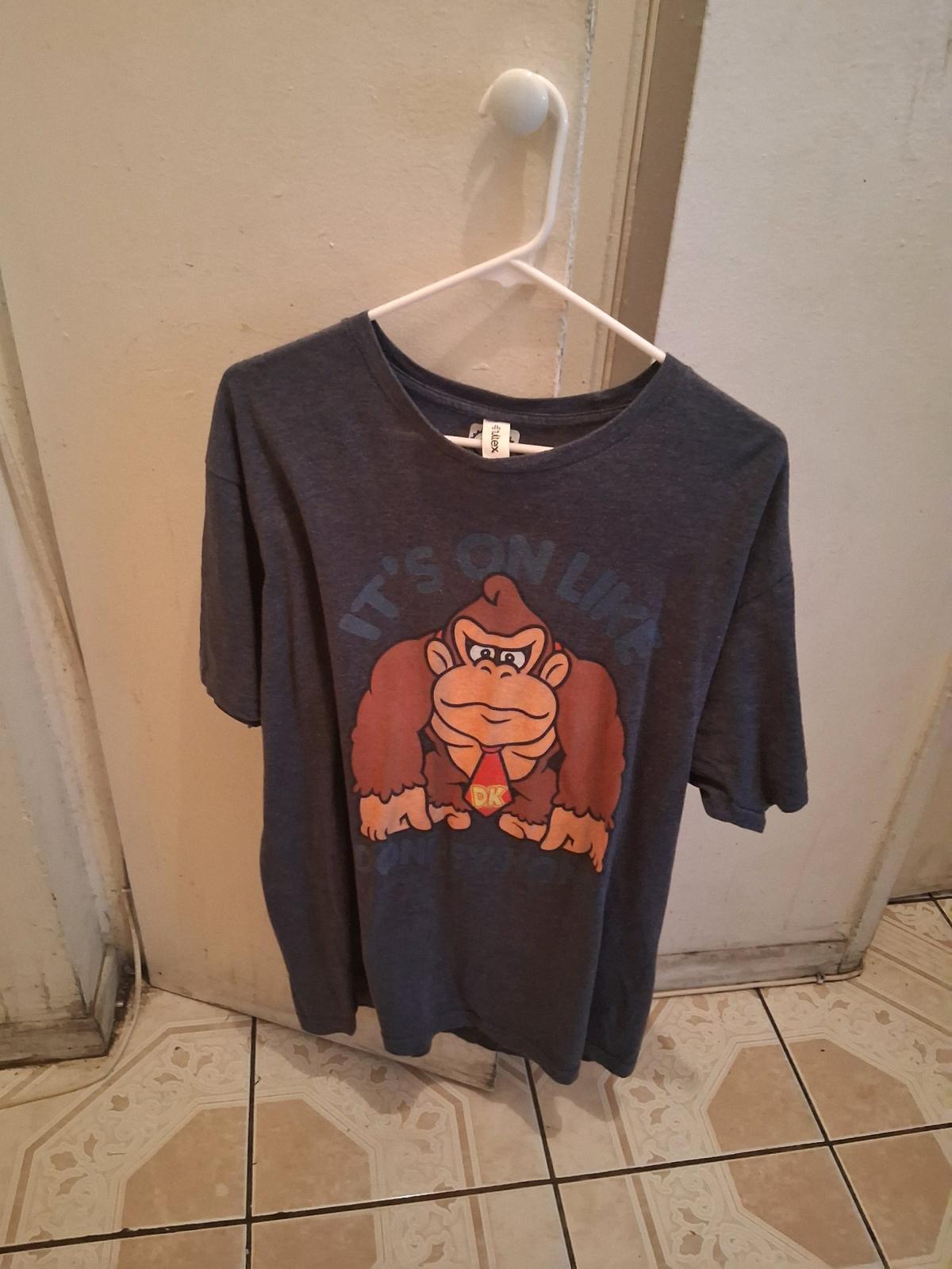 Its On Like Donkey Kong Blue T Shirt Blue Size XL for Men