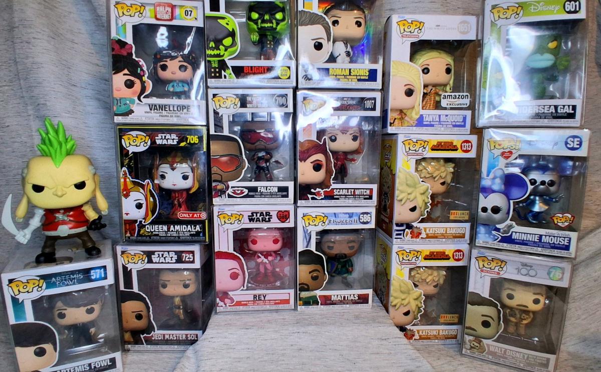 Huge Funko Pop Lot  Marvel Disney Star Wars Anime and more