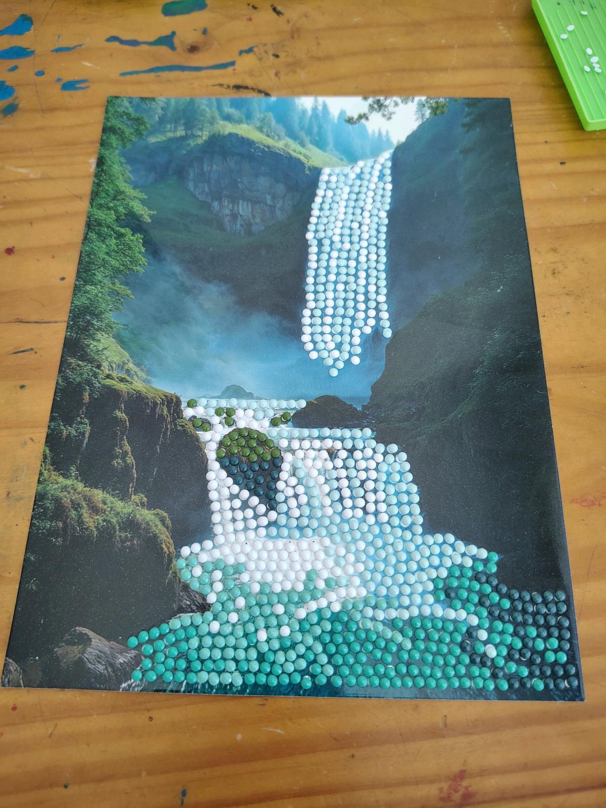 completed diamond art paintings