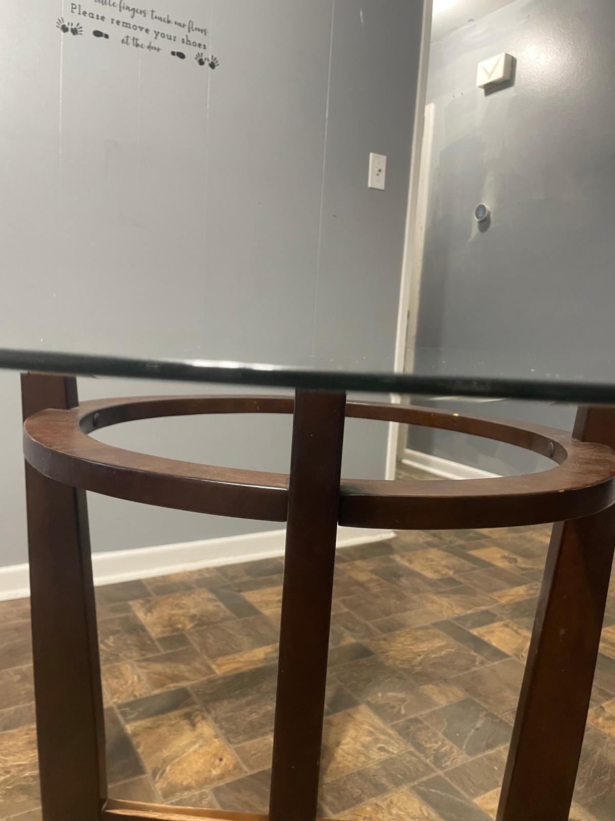 Glass Dining room table