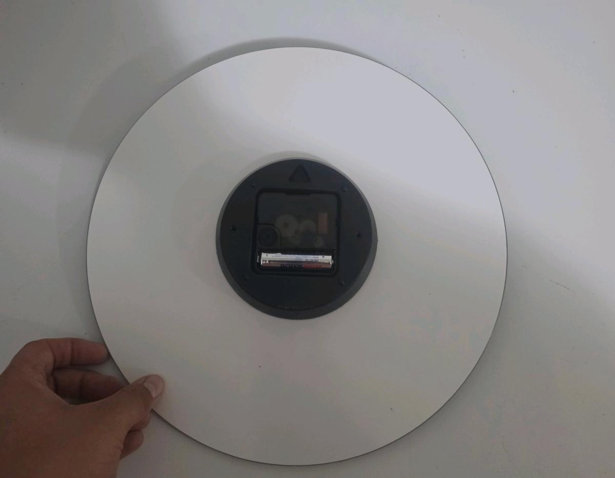 Dark Green Marble Glass Wall Clock