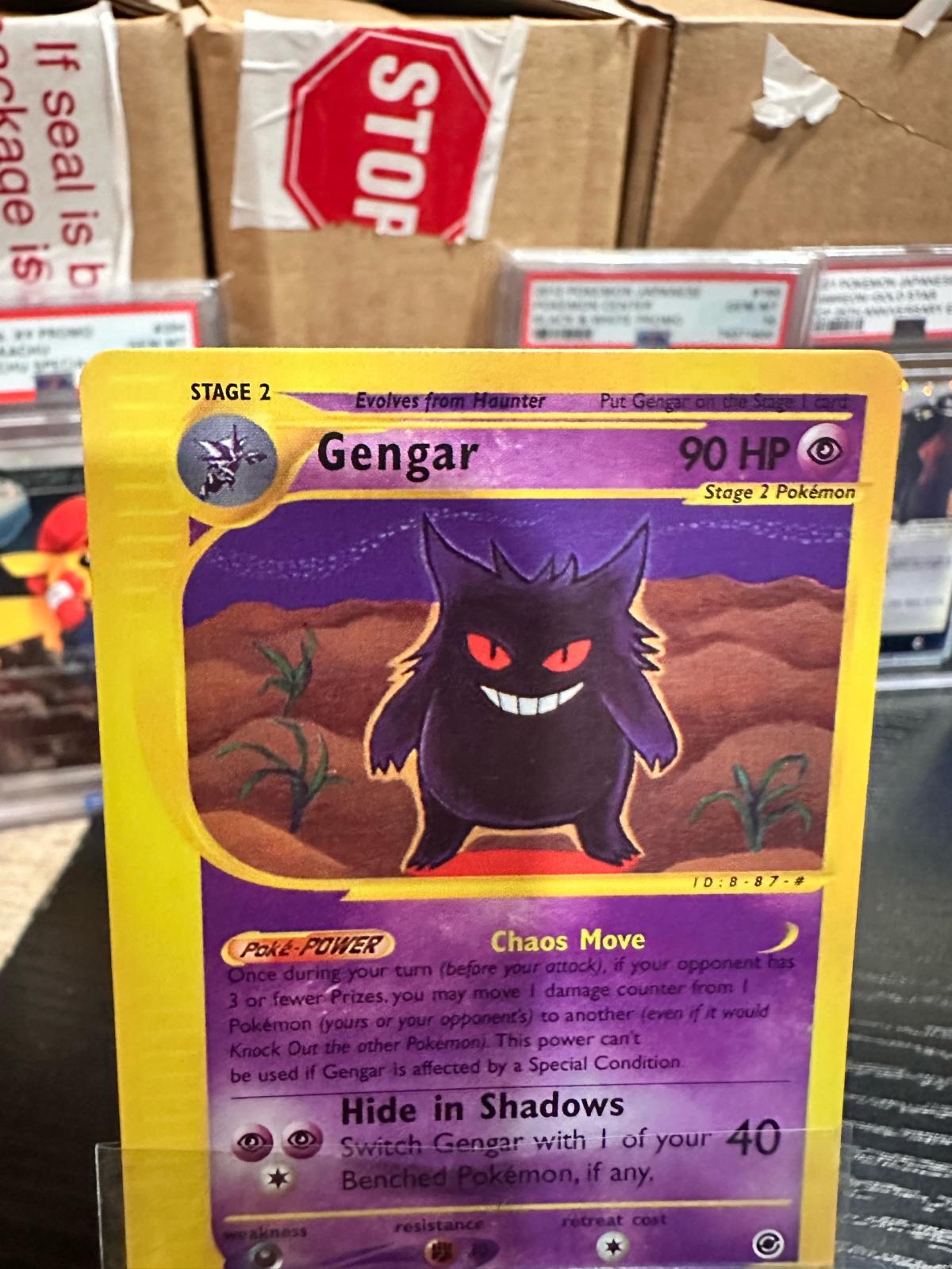 Pokemon Gengar Non Holo Pokemon Expedition