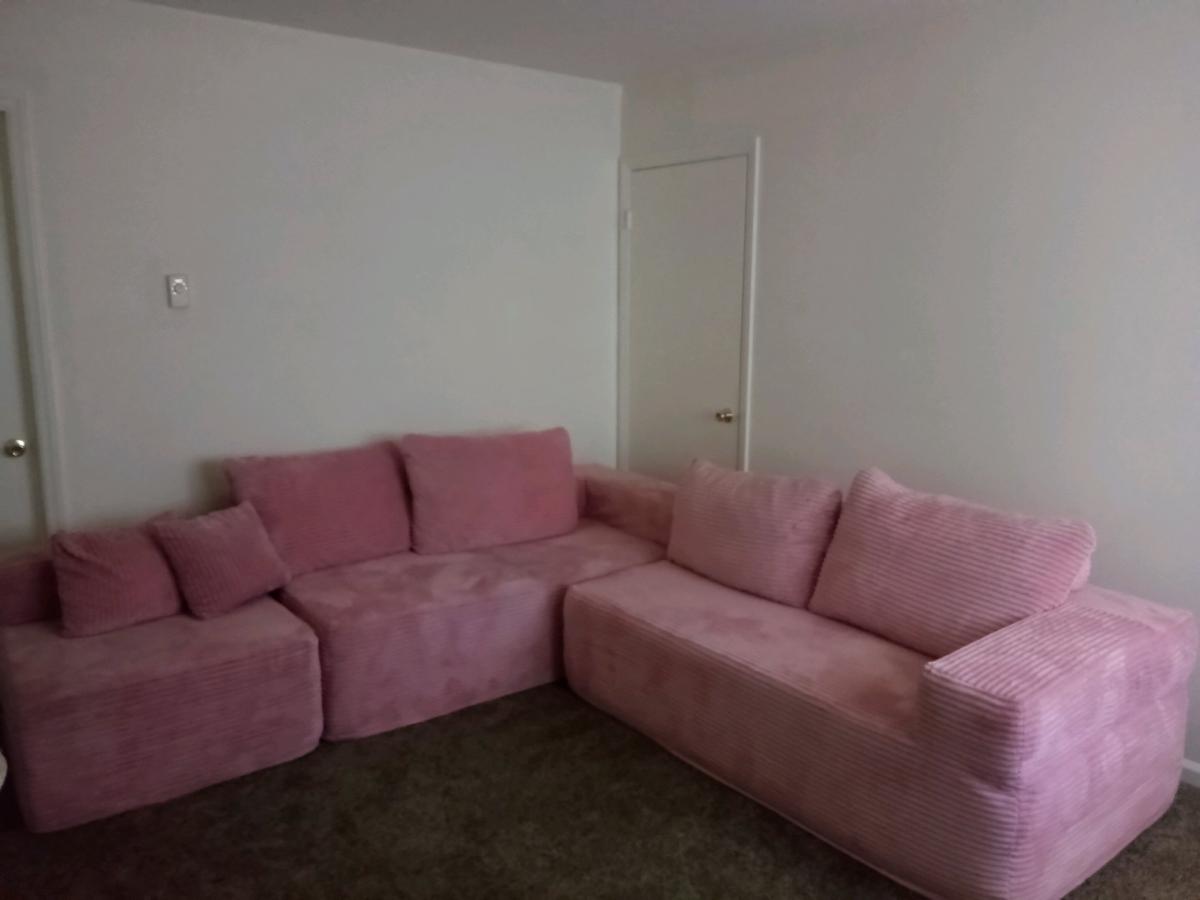 pink cloud sectional