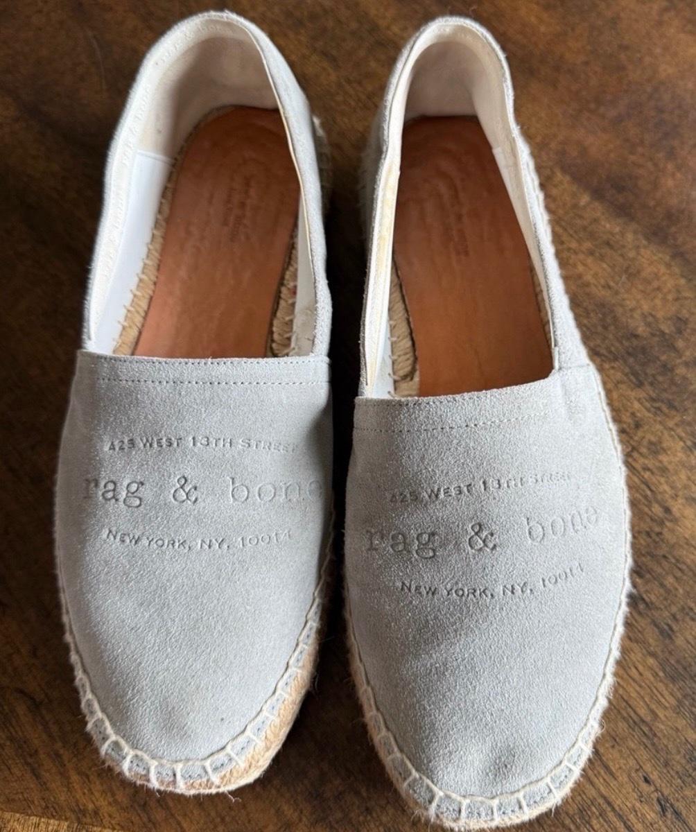 Rag and bone suede espadrilles