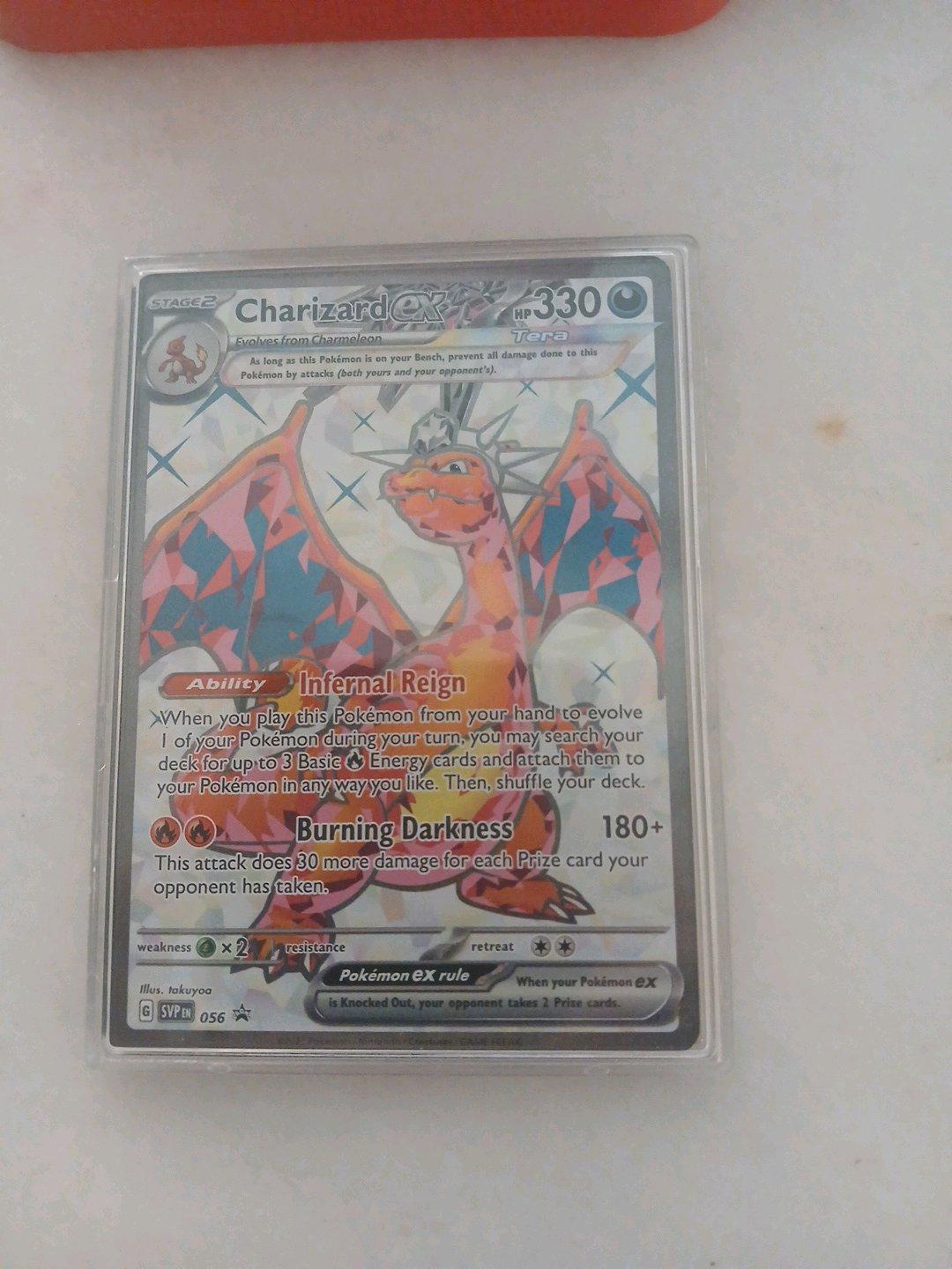charizard ex promo card