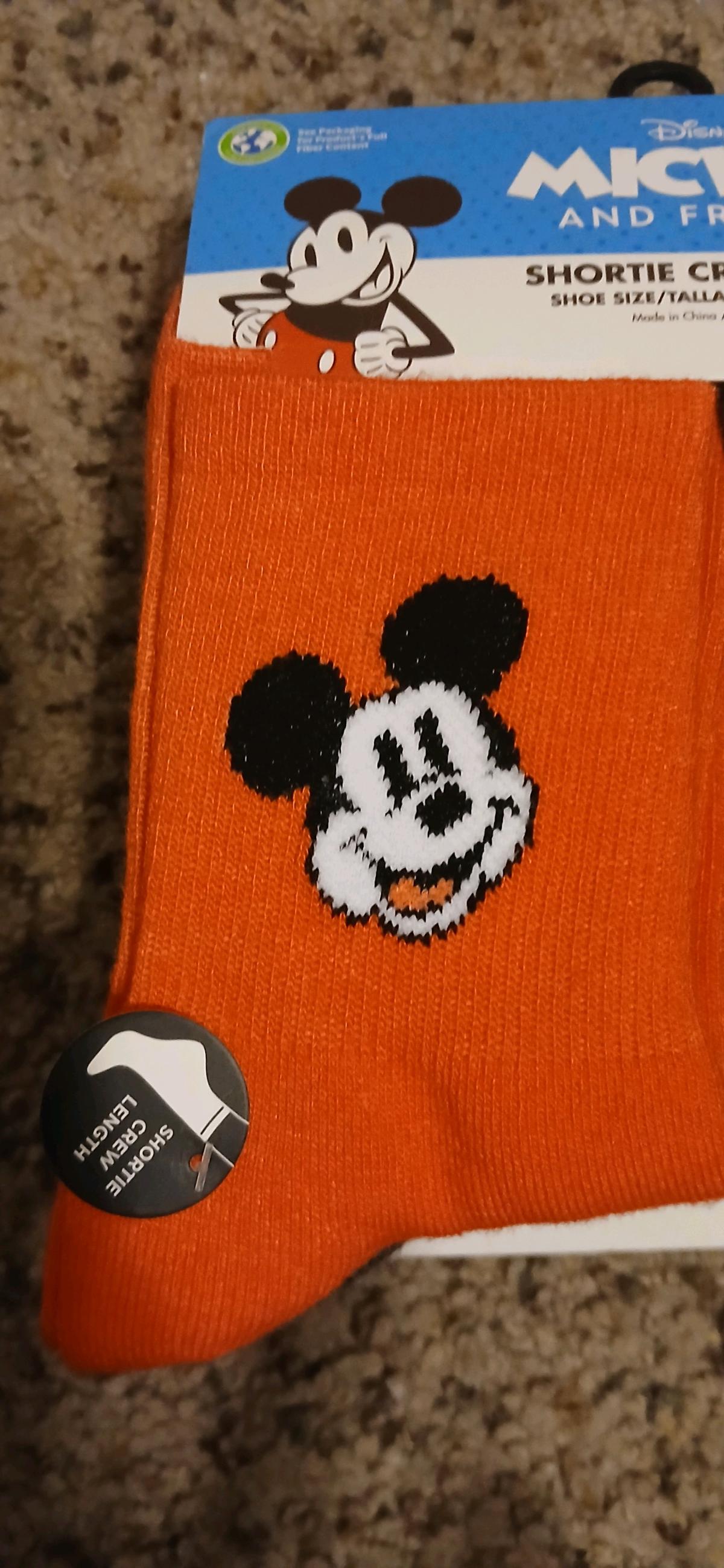 Disney mickey mouse and friends socks