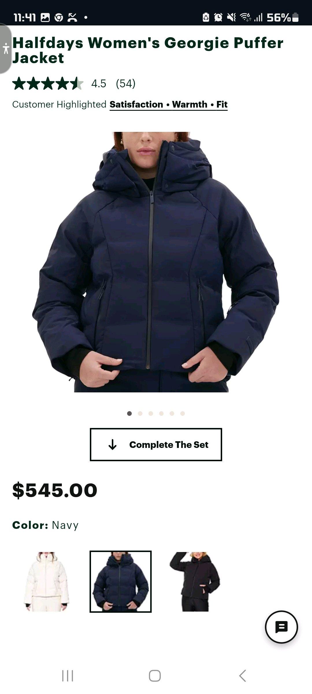 Halfdays Georgie Puffer