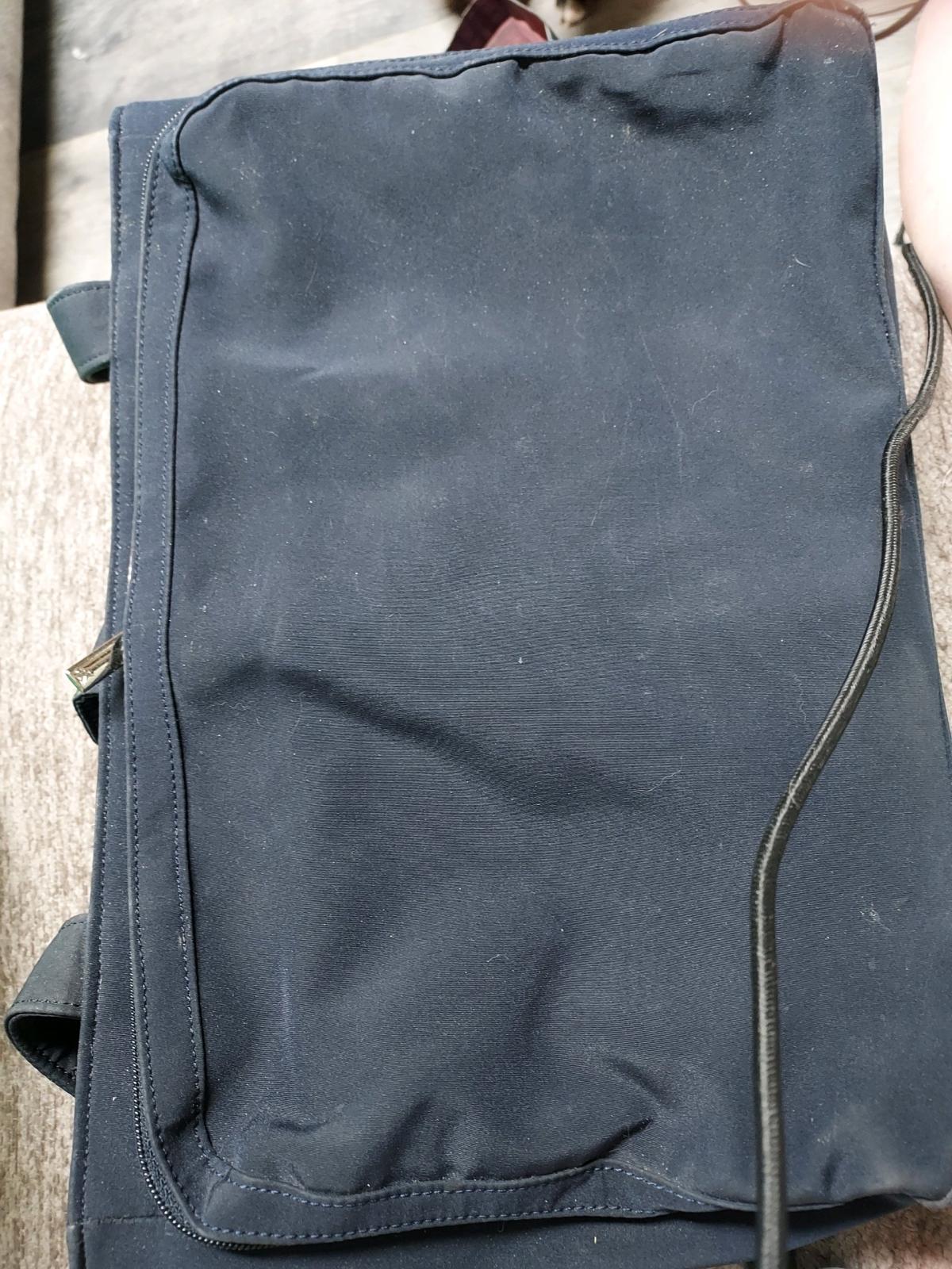 Calvin Klein Black Mens Messenger Bag Zip Closure Shoulder S