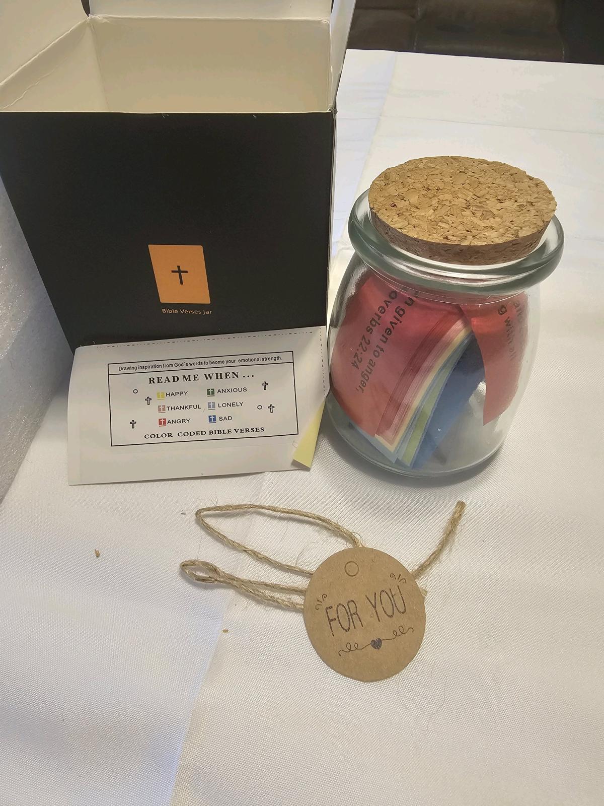 Bible verses in a jar