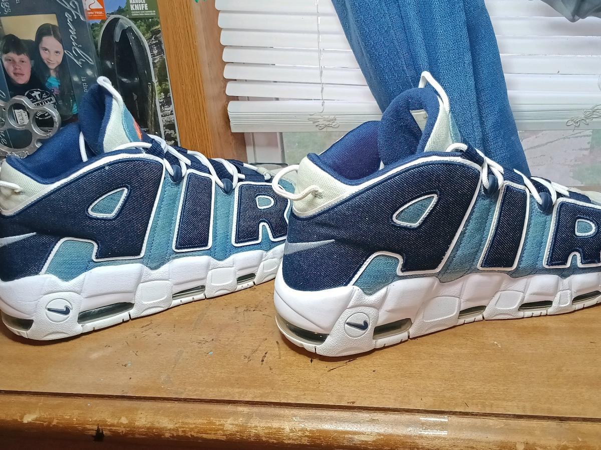 Mens Nike Air more up tempo denim obsidian size 13