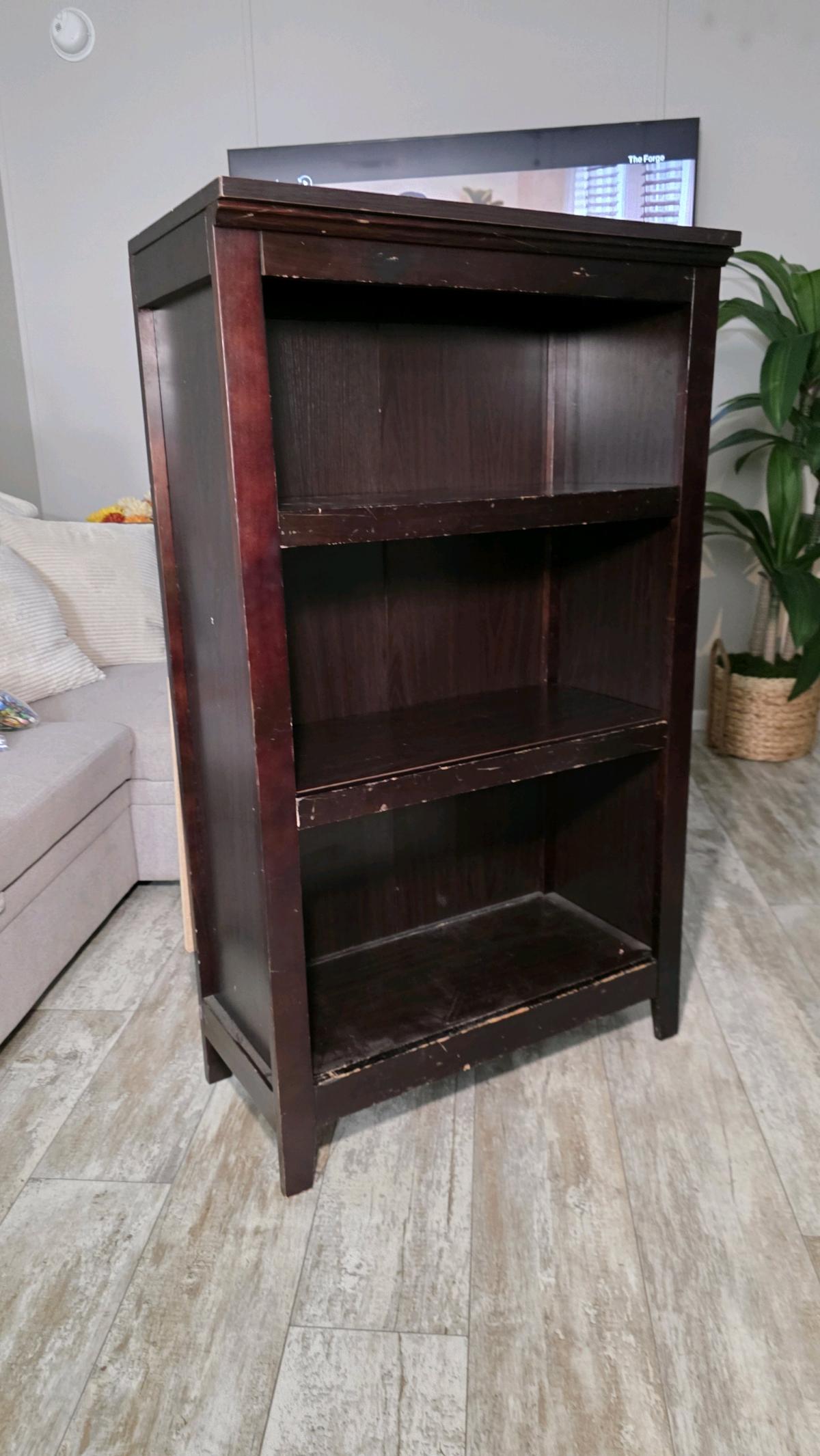 Dark Brown Bookshelf