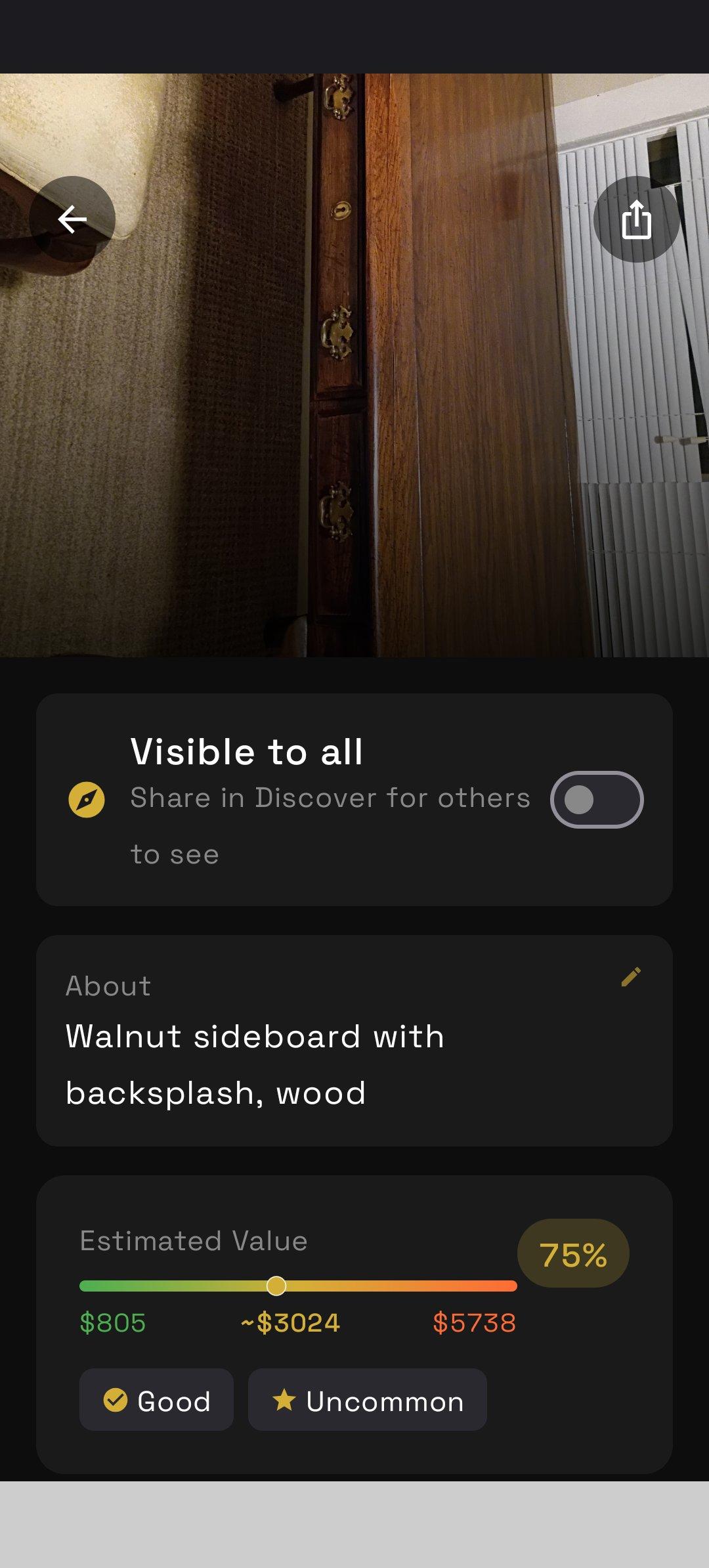 Queen Anne antique writing desk and chair set