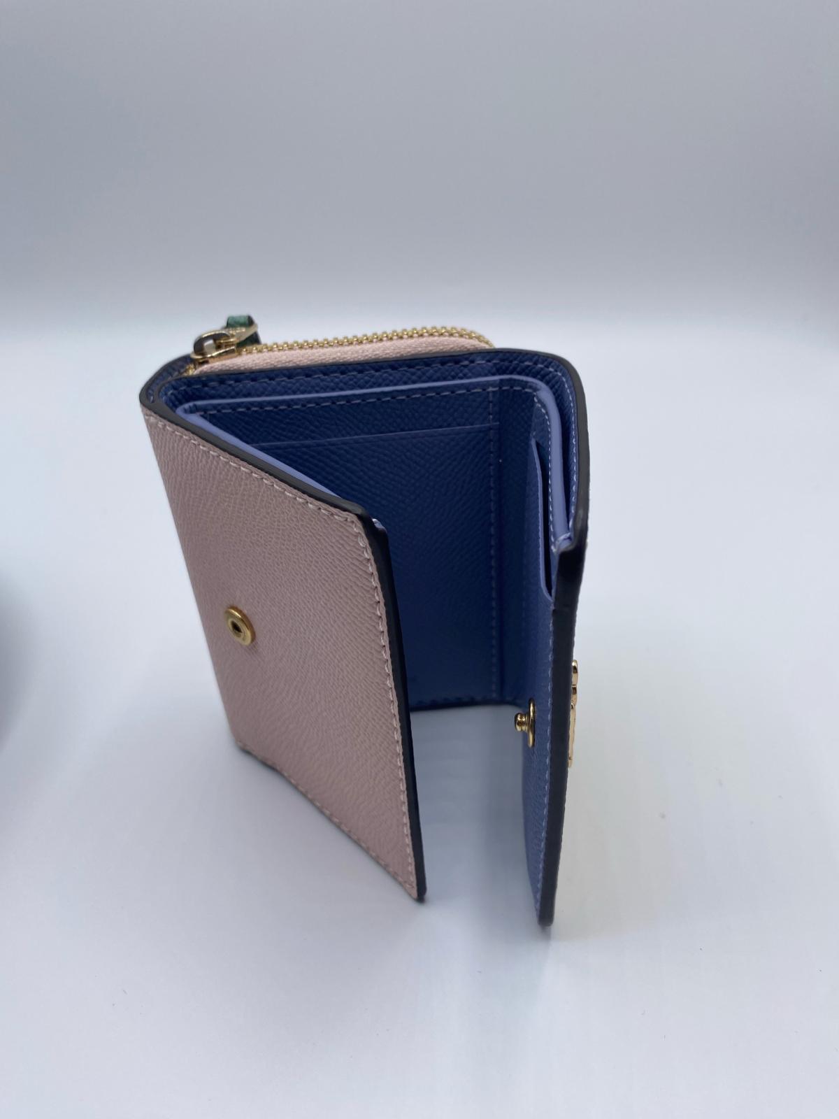 Coach TriColor Small Zip Wallet