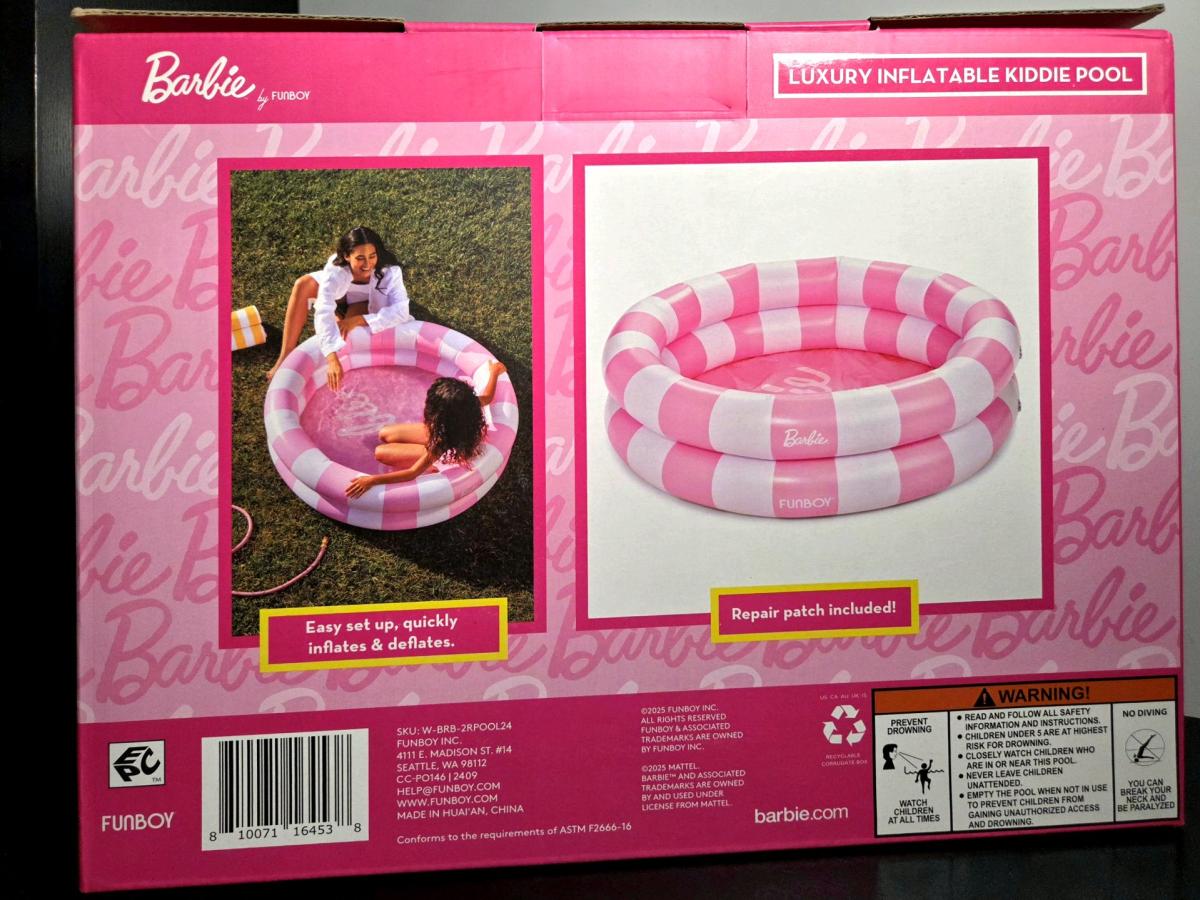 BARBIE INFLATABLE KIDDIE POOL
