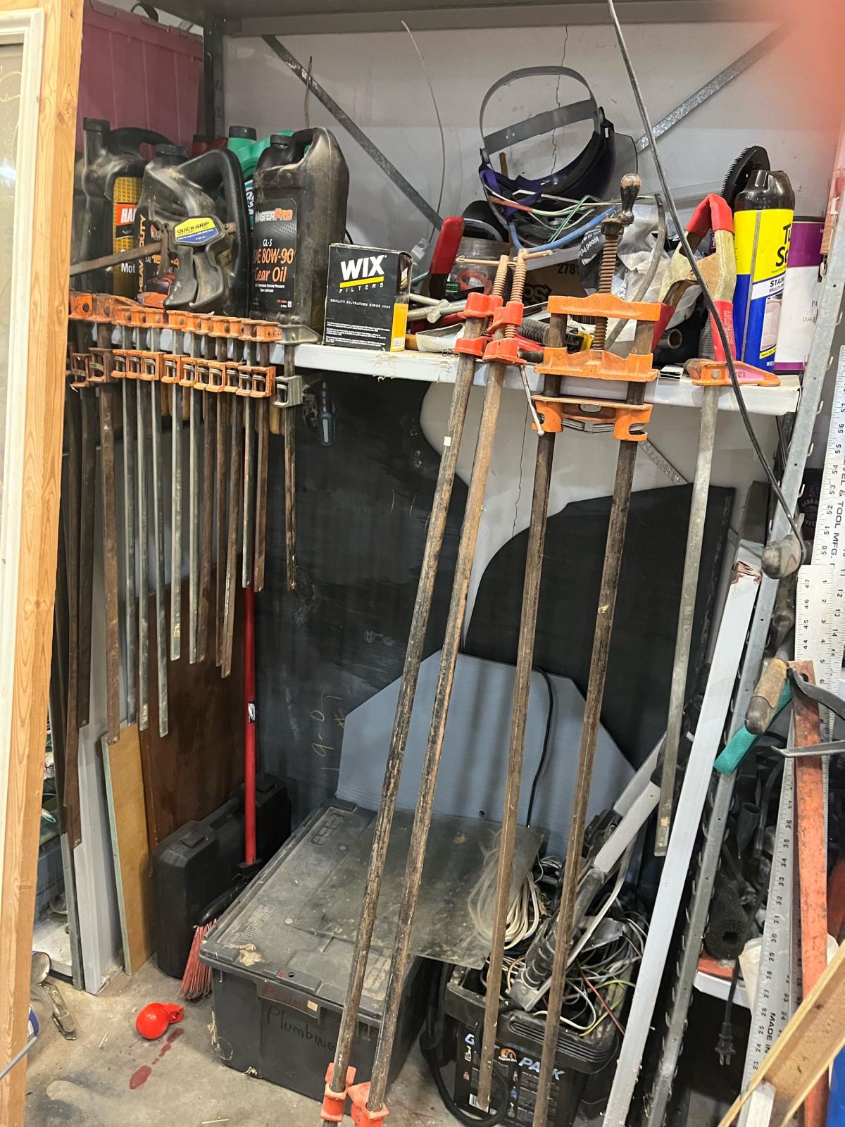 moving sale garage full of tool and more