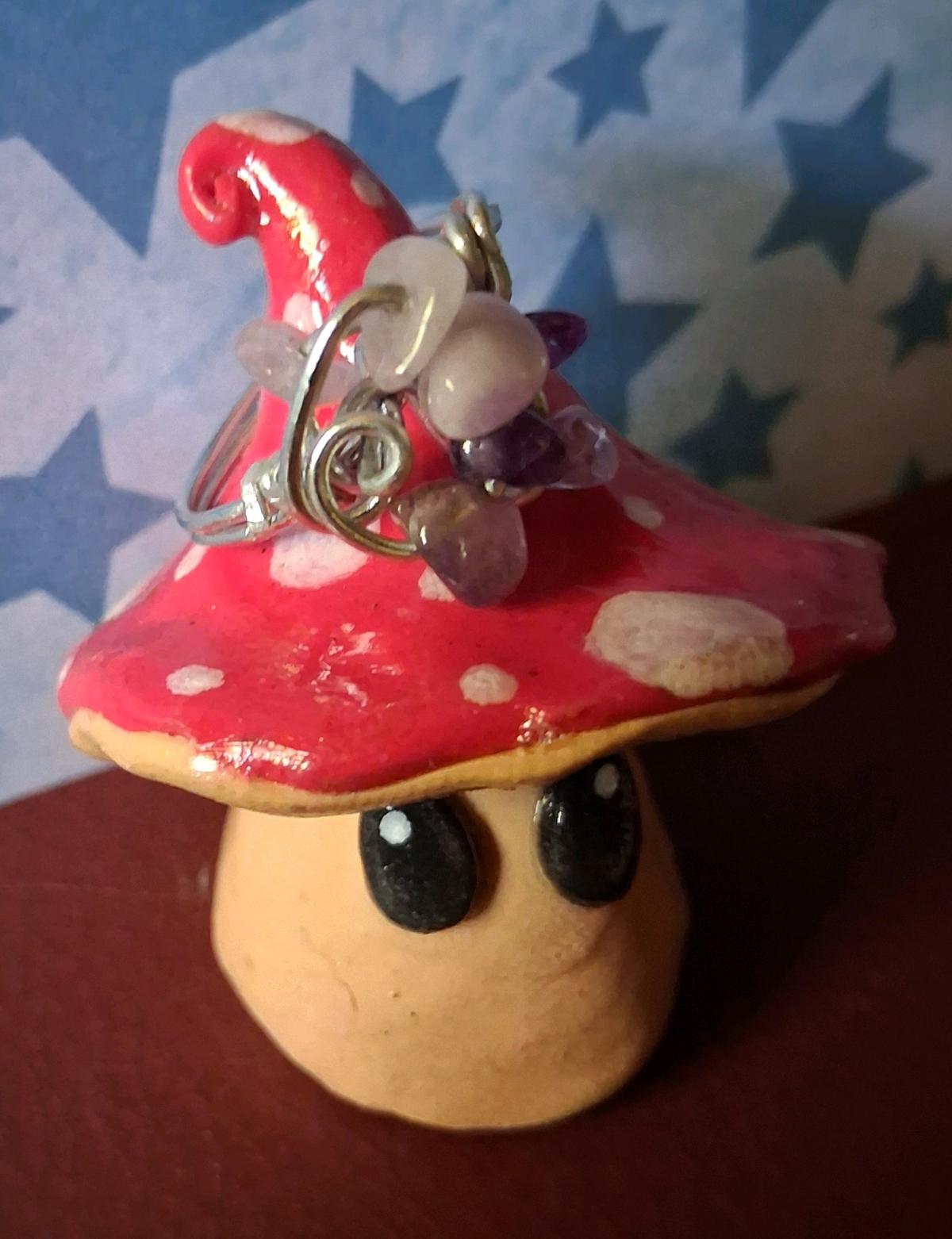 Amethyst cluster ring