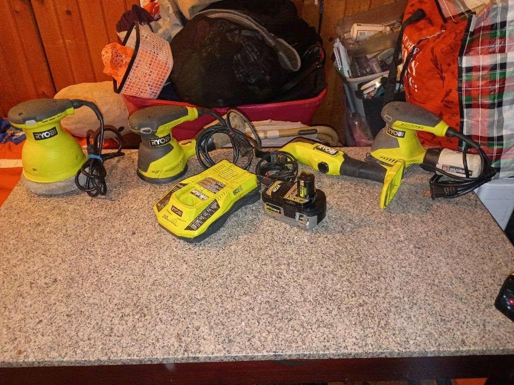 mix of tools and power tools