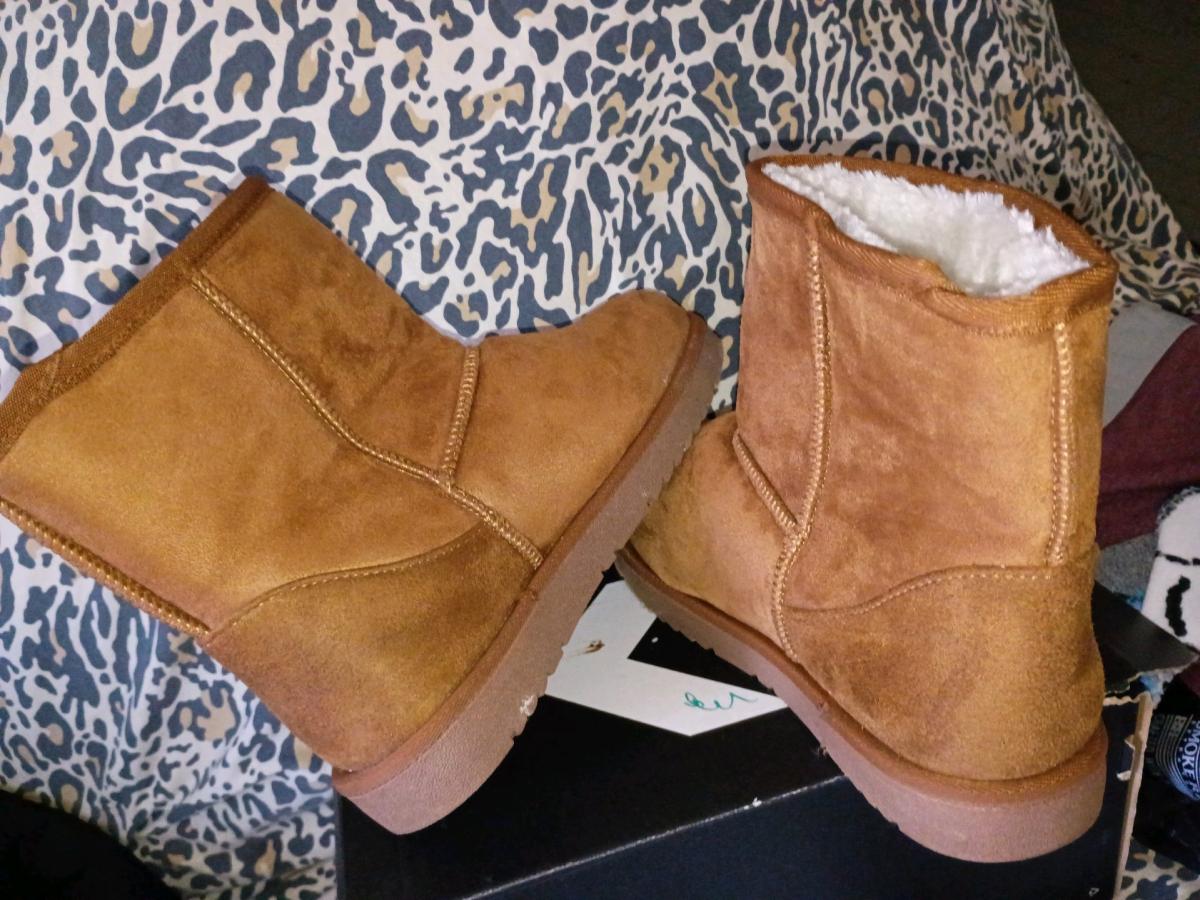 brown suede ankle boots