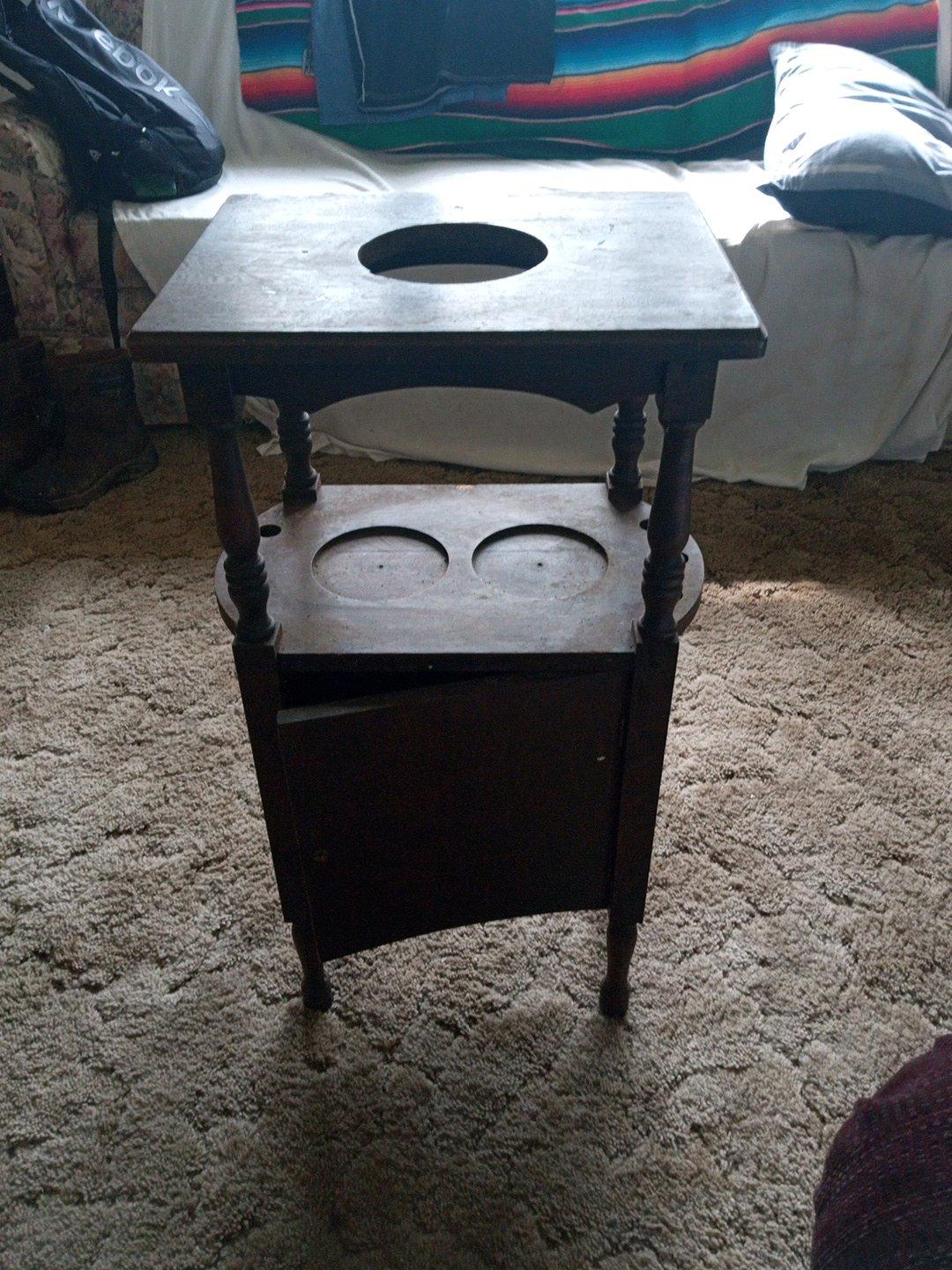 20th century pipe smoking  table