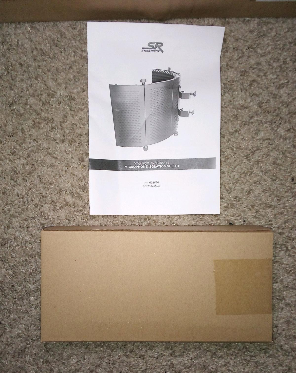 Microphone Isolation Shield 24 Inches