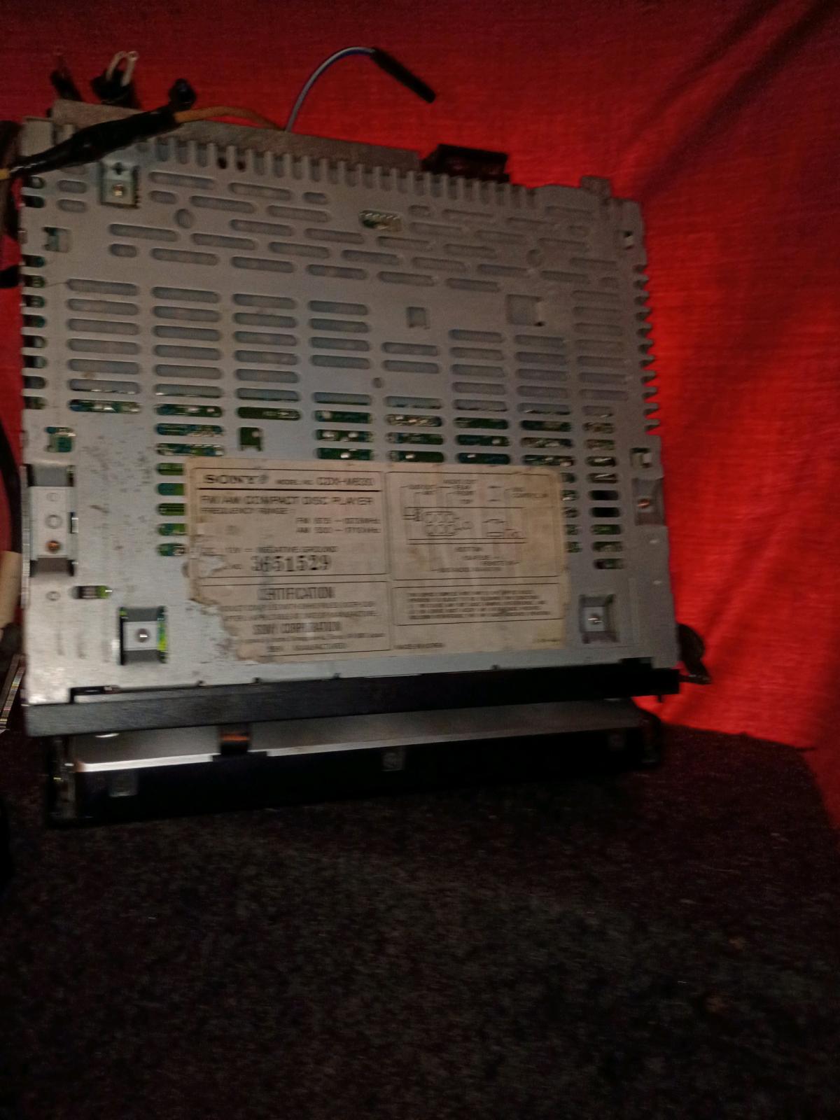 crossfire subwoofer dual amp Sony deck and cords