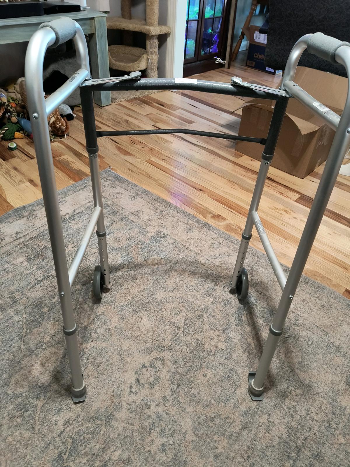 Foldable Walker with Glides