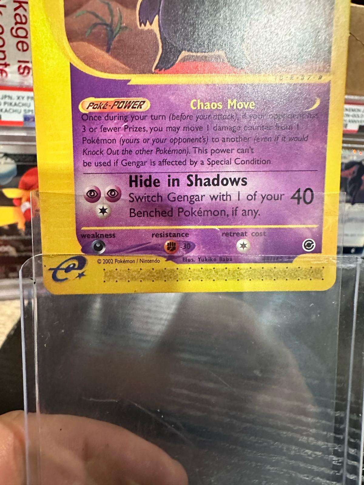 Pokemon Gengar Non Holo Pokemon Expedition