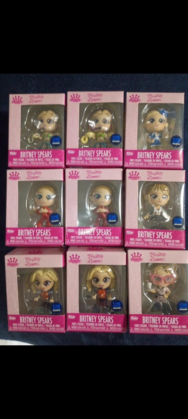 complete set Funko minis Britney Spears