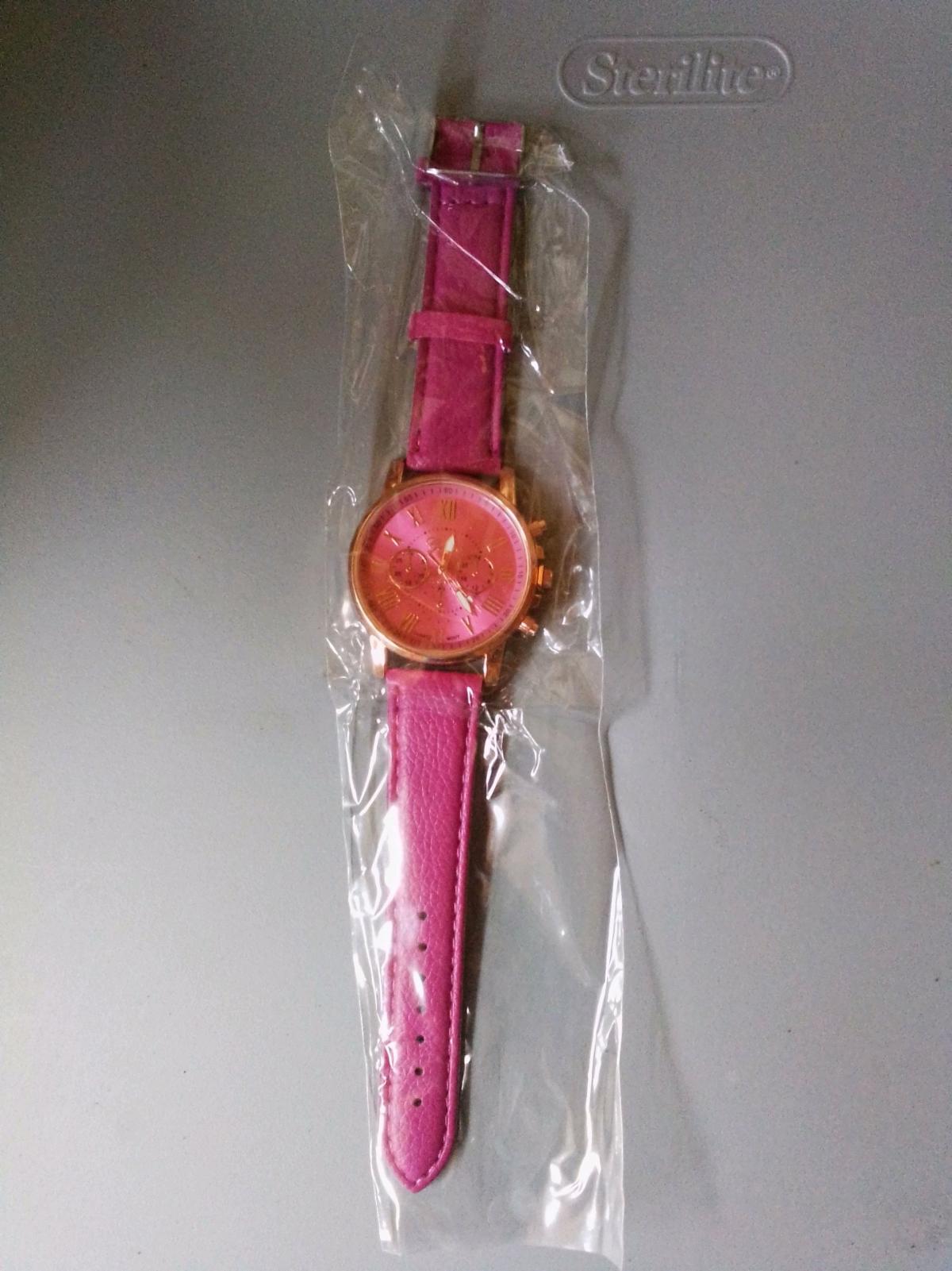 pink womens watch