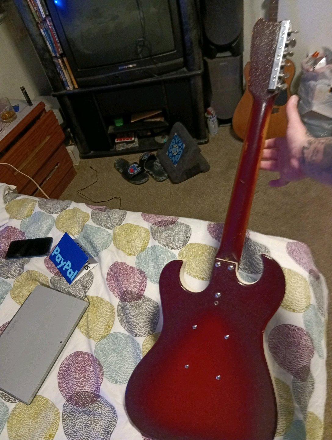 1960s silvertone guitar all original