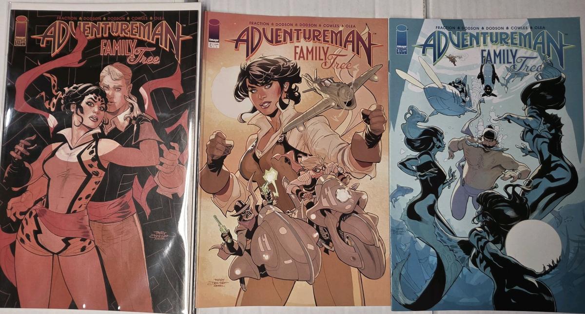 Adventureman Family Tree Terry Dodson 13 Full Complete Set