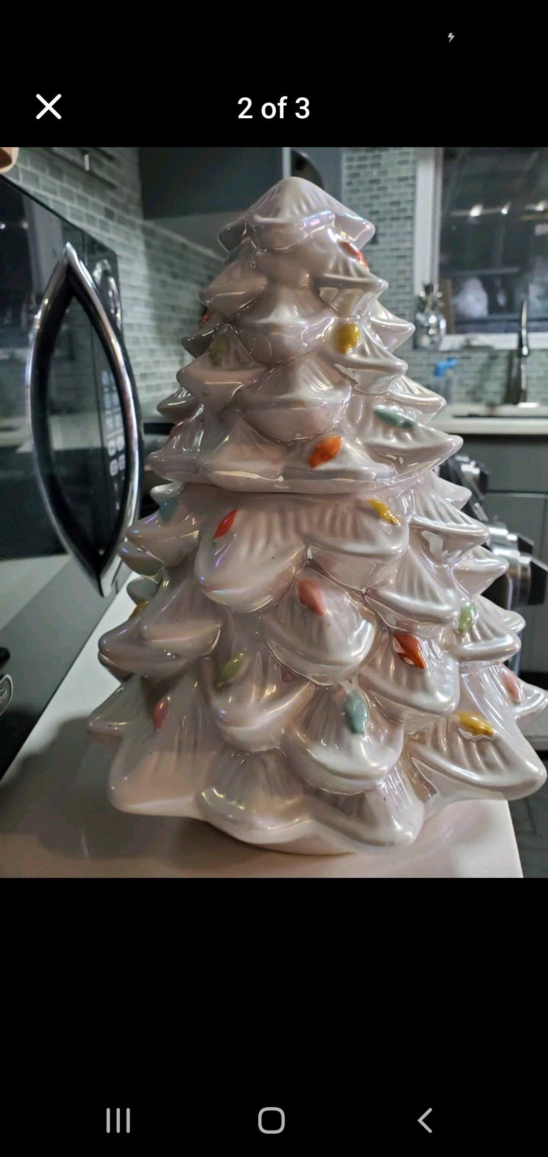 Christmas Tree Cookie Jar