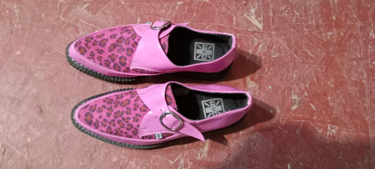 Pink Black and Leopard print Creepers