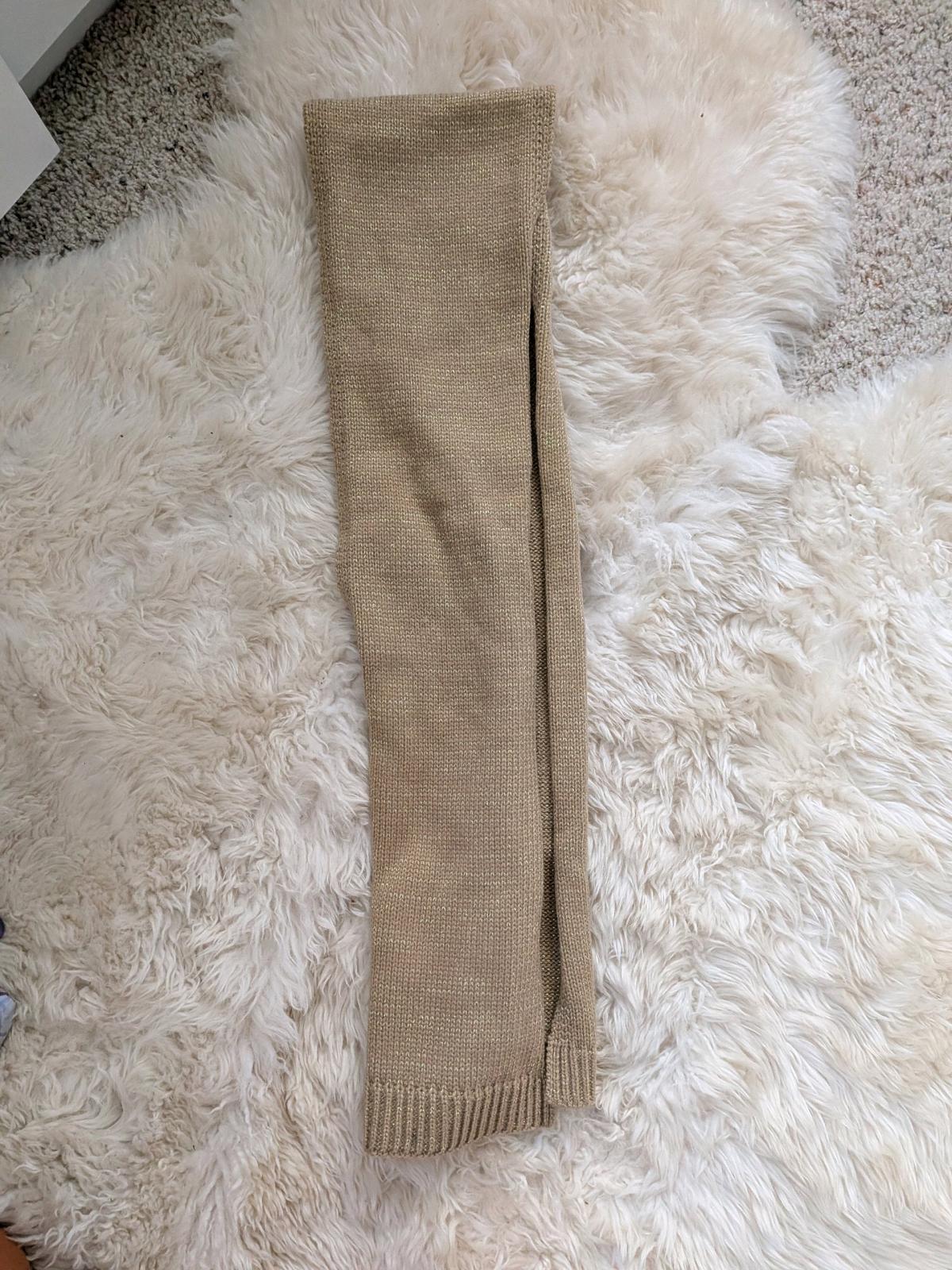 gold scarf