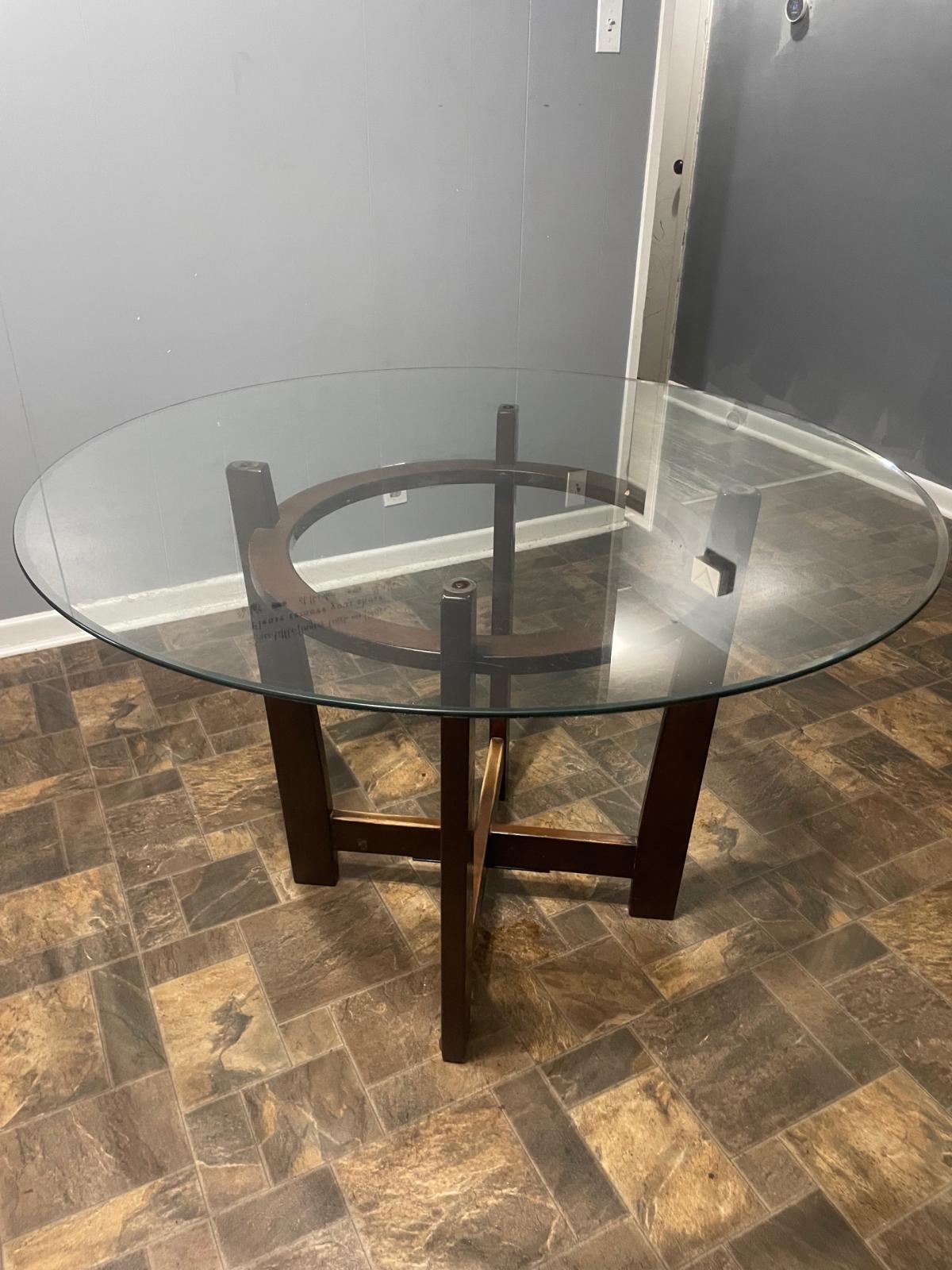 Glass Dining room table
