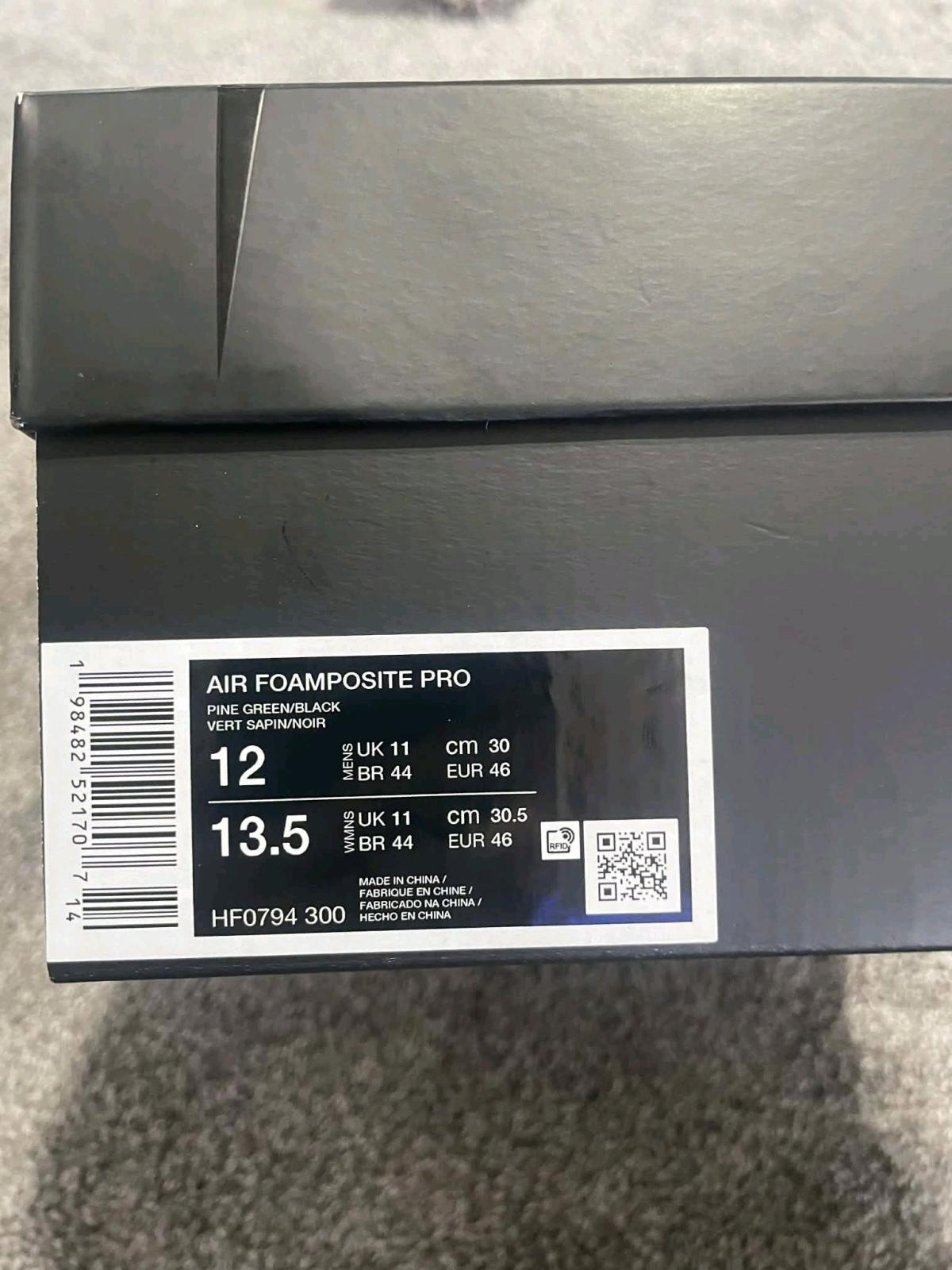 Nike Air Foamposite ProPine Green 2025 Read Description