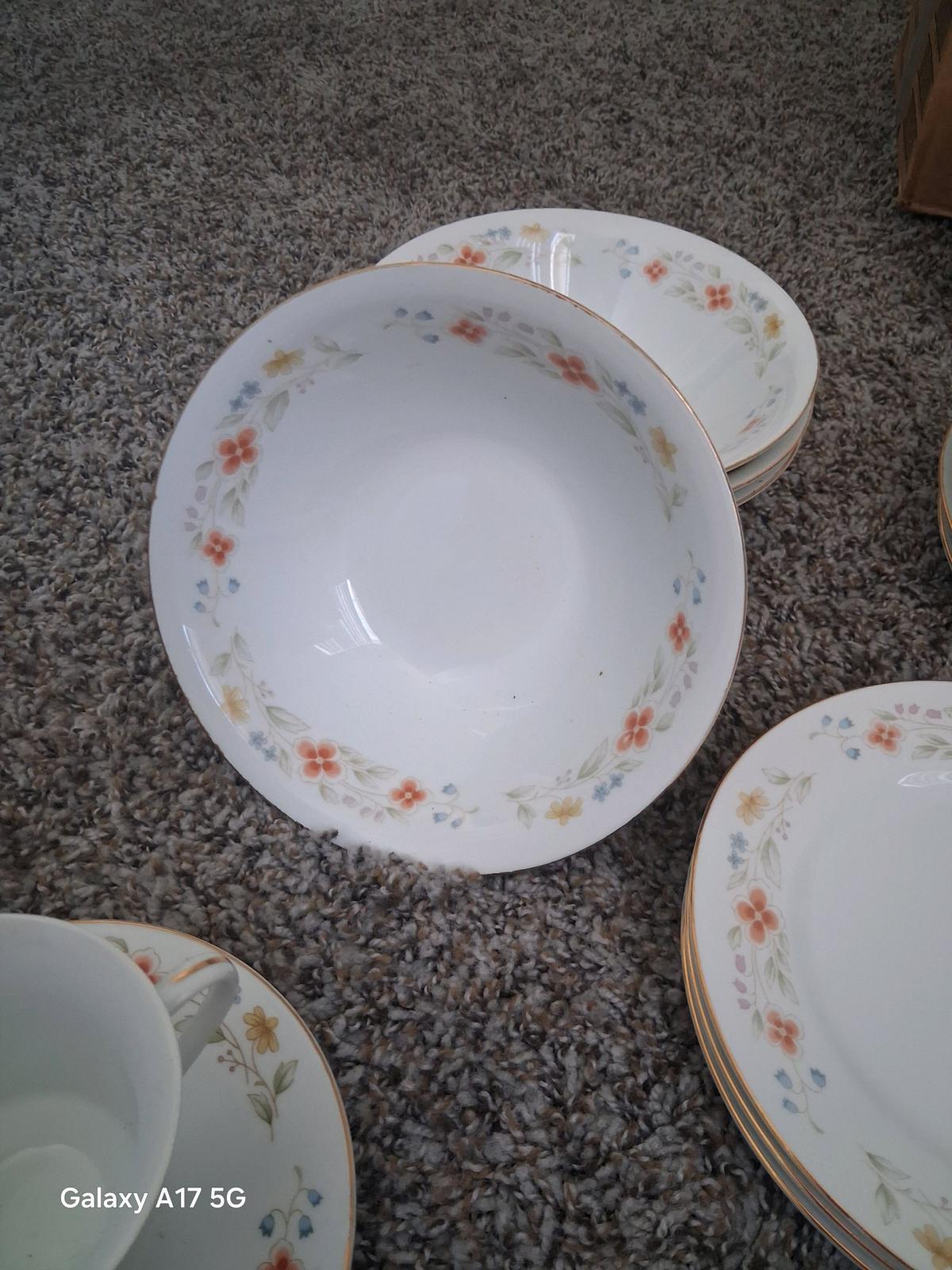 vintage Japanese china set