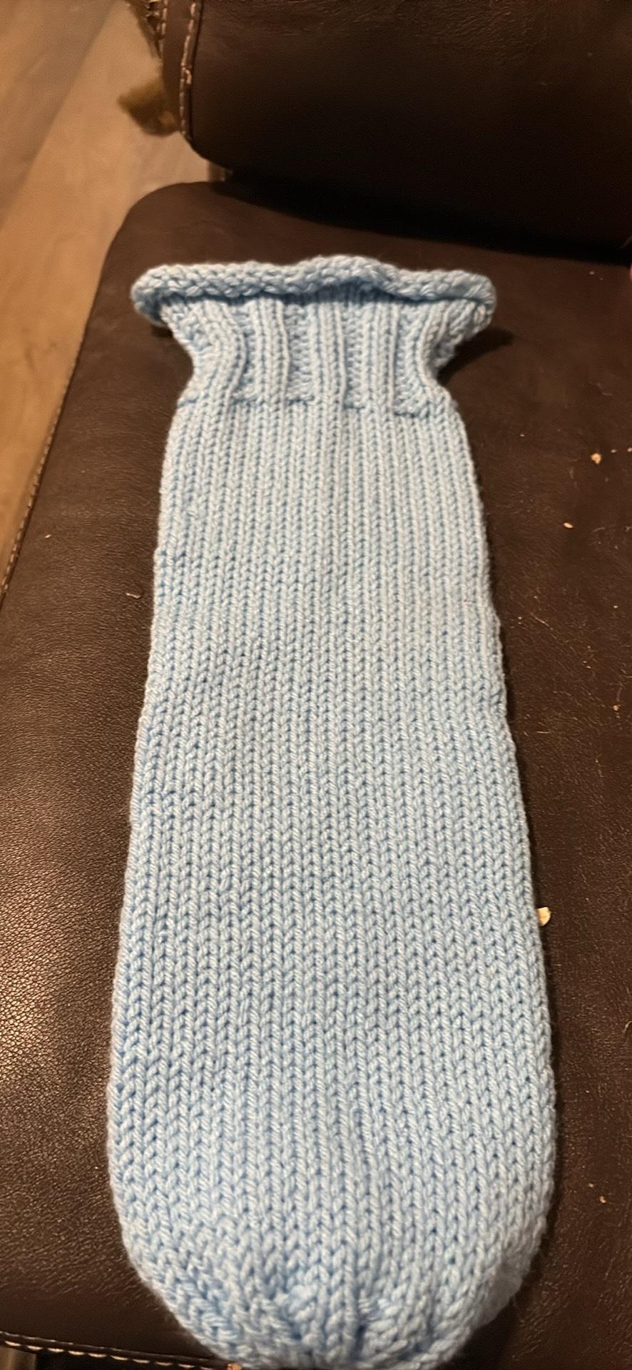 loomknitted baby cocoon great for photos